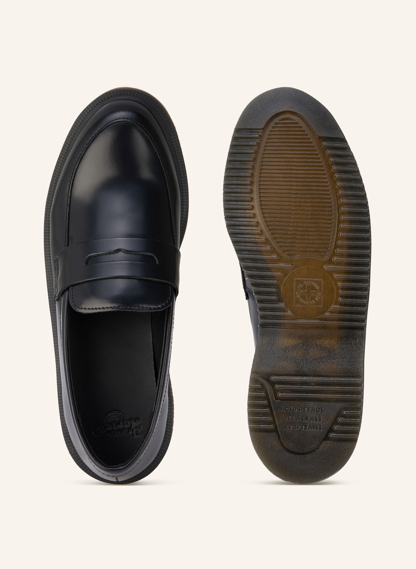 Dr. Martens TEMARA penny loafer: BLACK