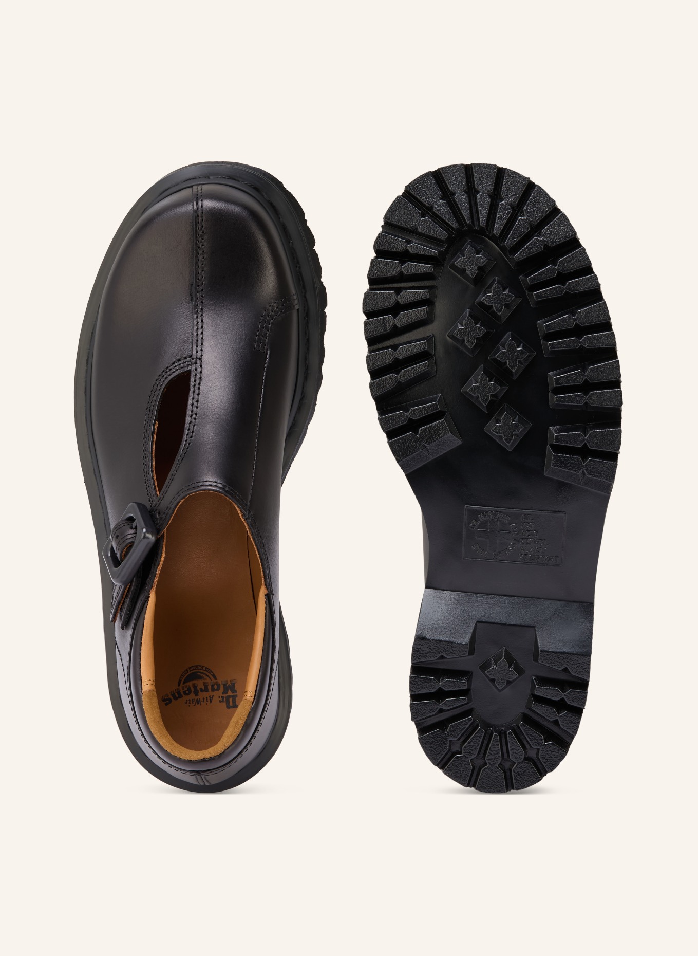 Dr. Martens Mary Jane ballerina flats REJENA: BLACK