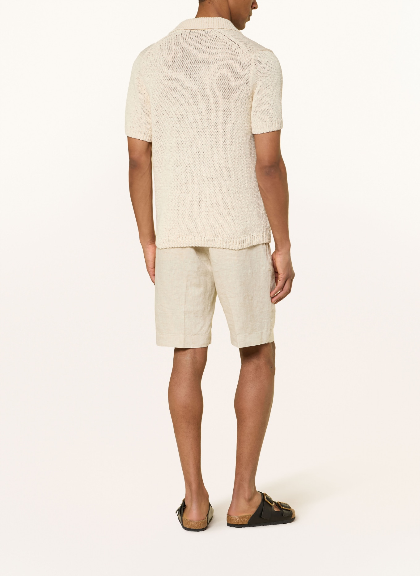 Marc O'Polo Dzianinowa koszulka polo: BEŻOWY