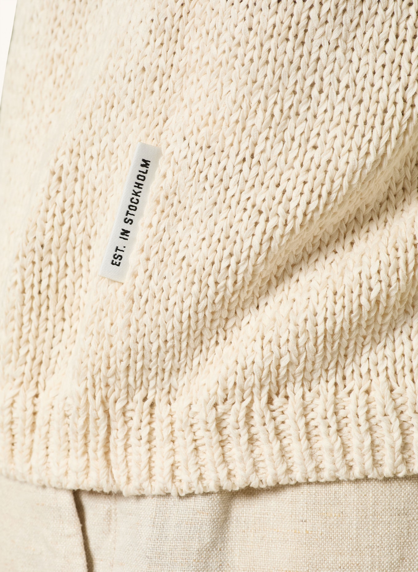 Marc O'Polo Dzianinowa koszulka polo: BEŻOWY