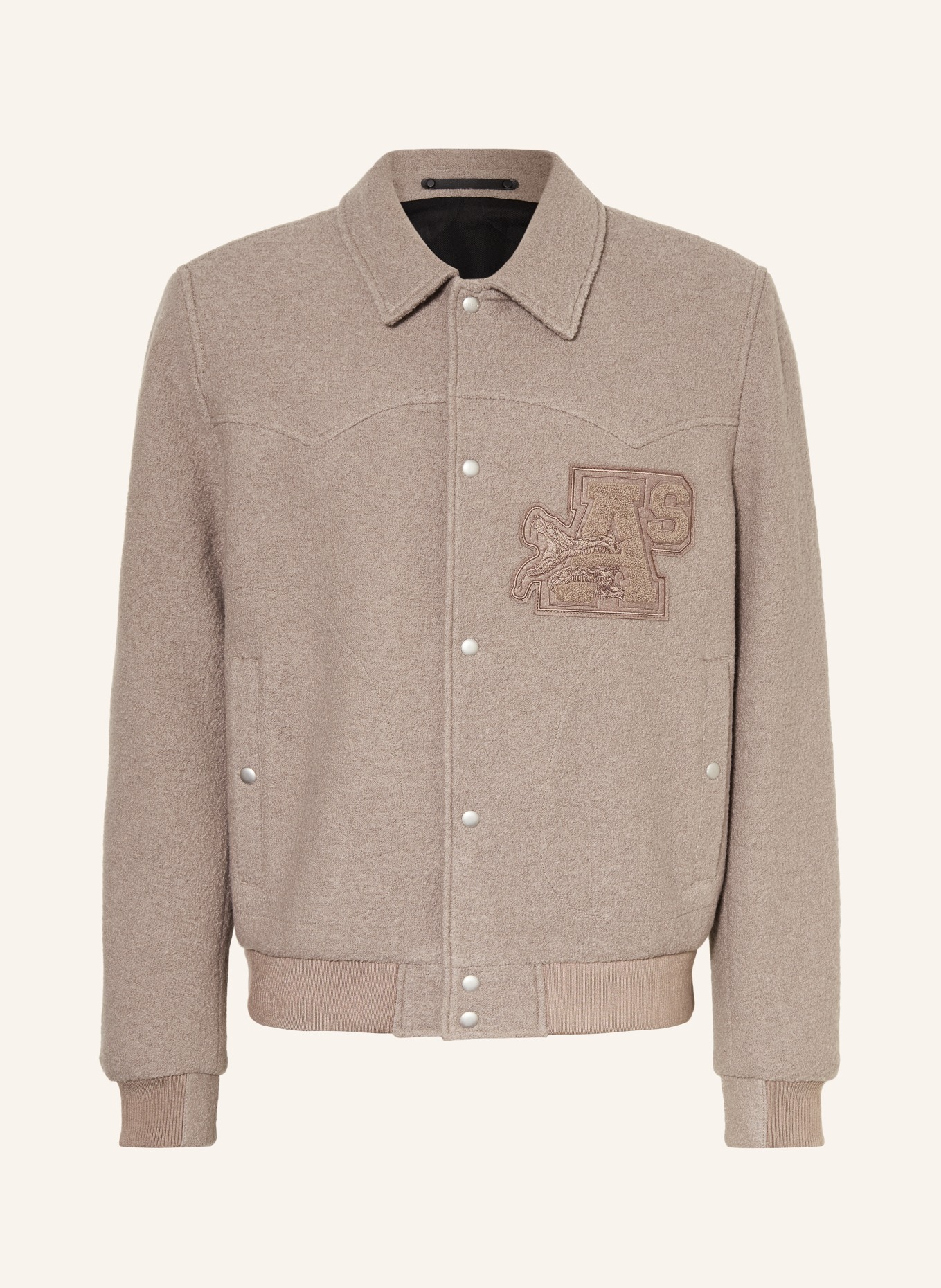 ALLSAINTS ROYCE jacket: BEIGE
