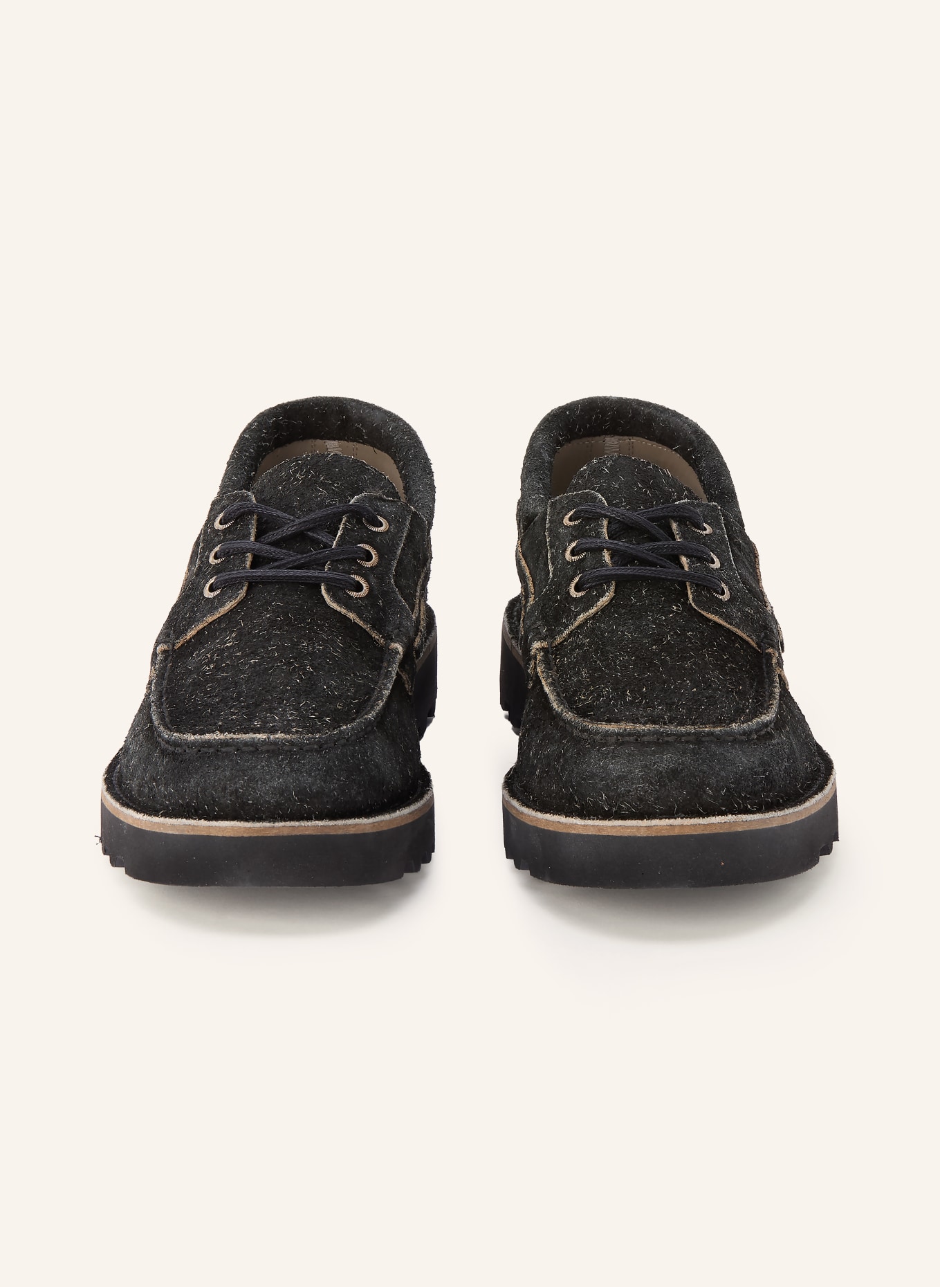 ALLSAINTS Chaussures bateau SKIFF: GRIS FONCÉ