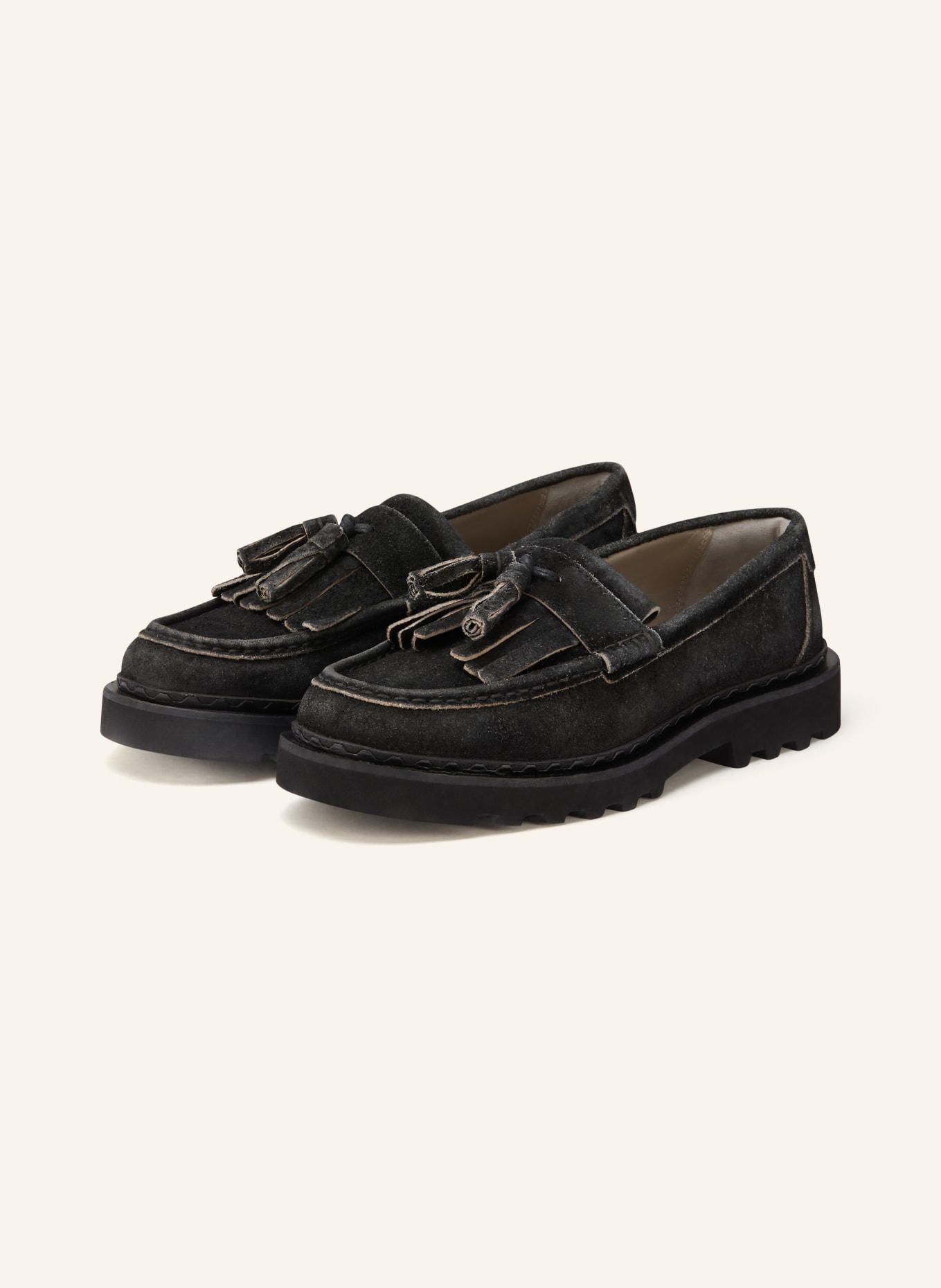 ALLSAINTS Loafer SKIFF: DARK GRAY