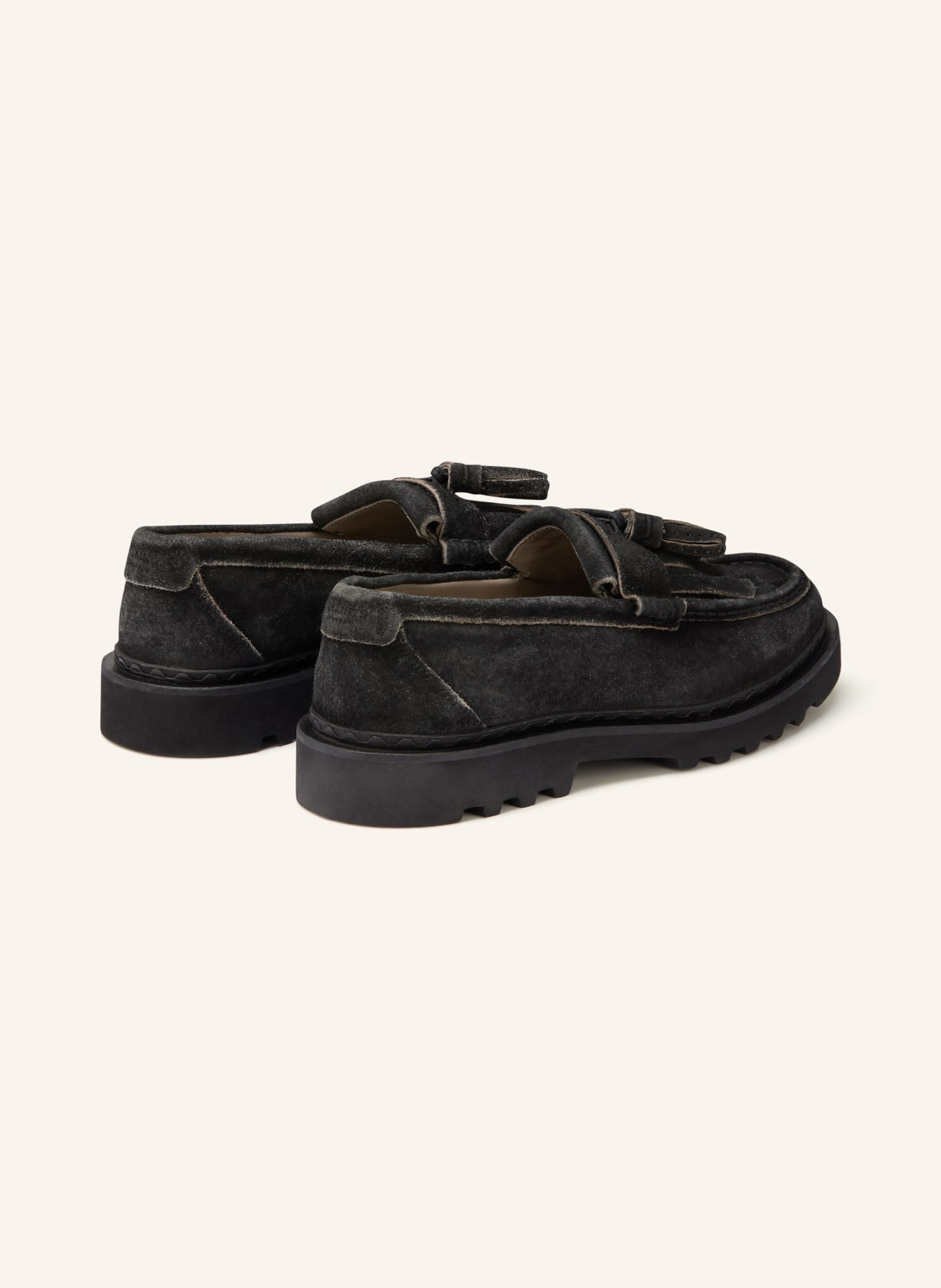 ALLSAINTS Loafer SKIFF: DARK GRAY