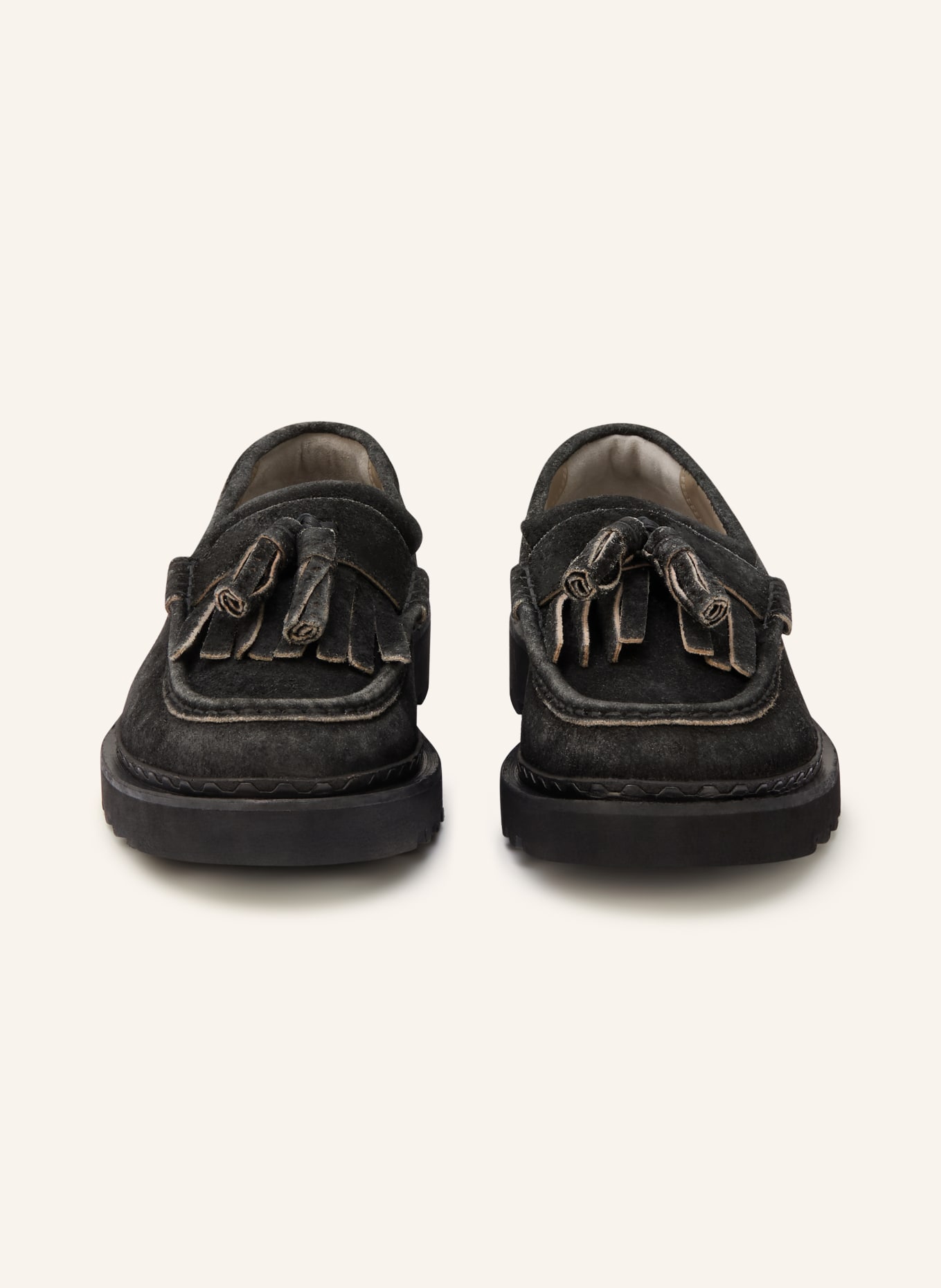 ALLSAINTS Loafer SKIFF: DARK GRAY
