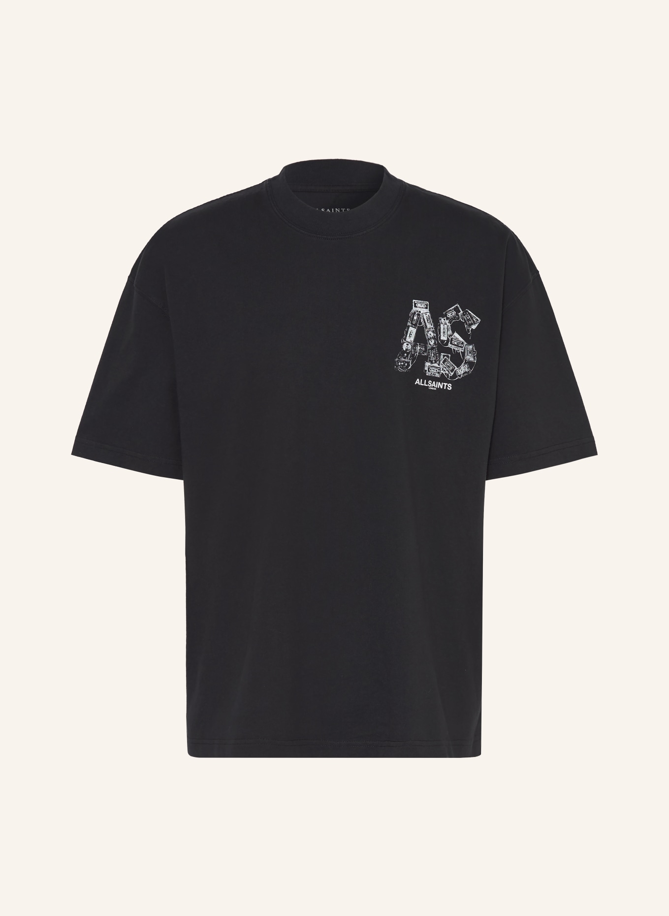 ALLSAINTS T-shirt: BLACK