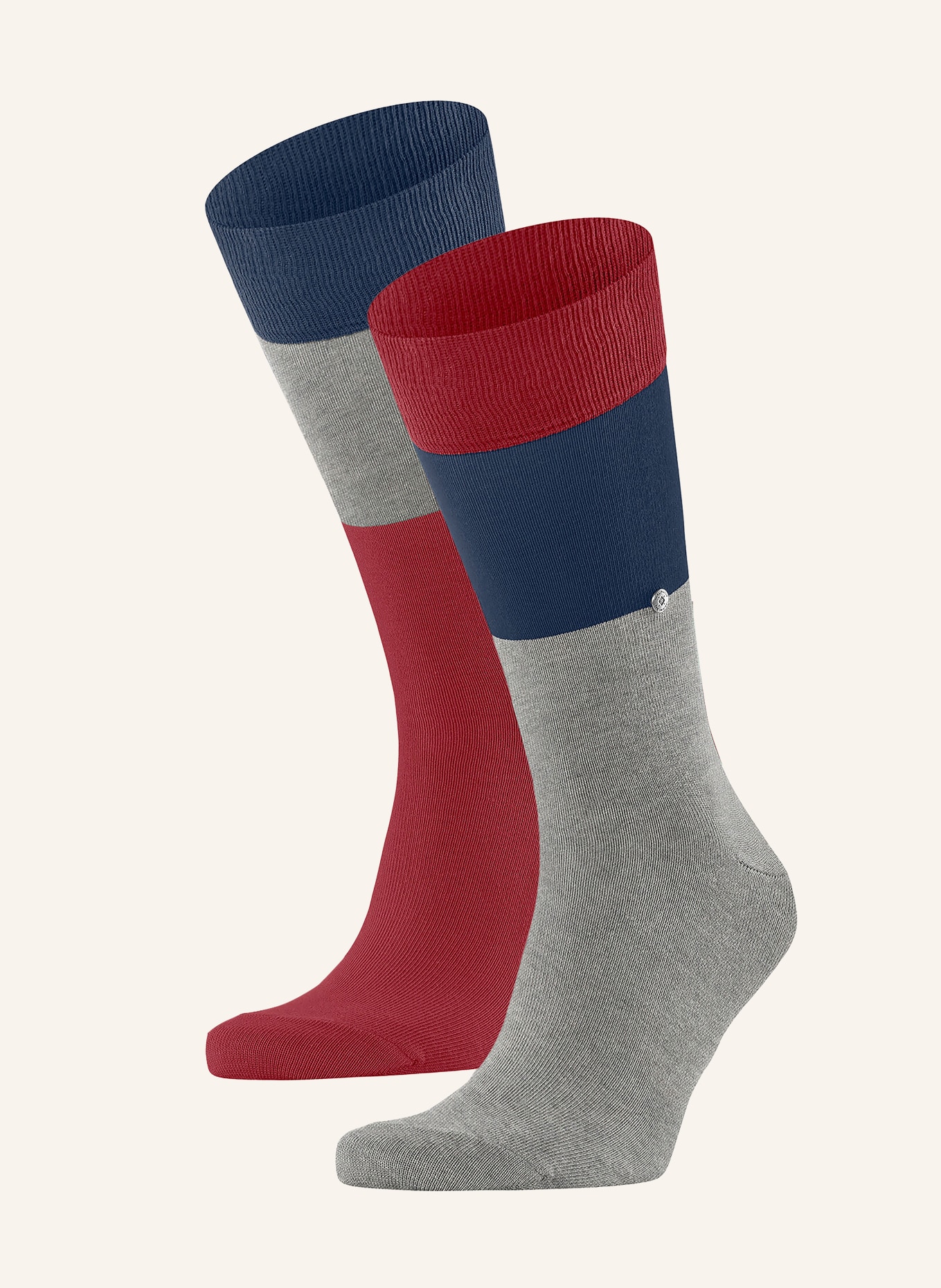 Burlington 2er-Pack Strümpfe MAGIC: 3967 MELANGE GREY