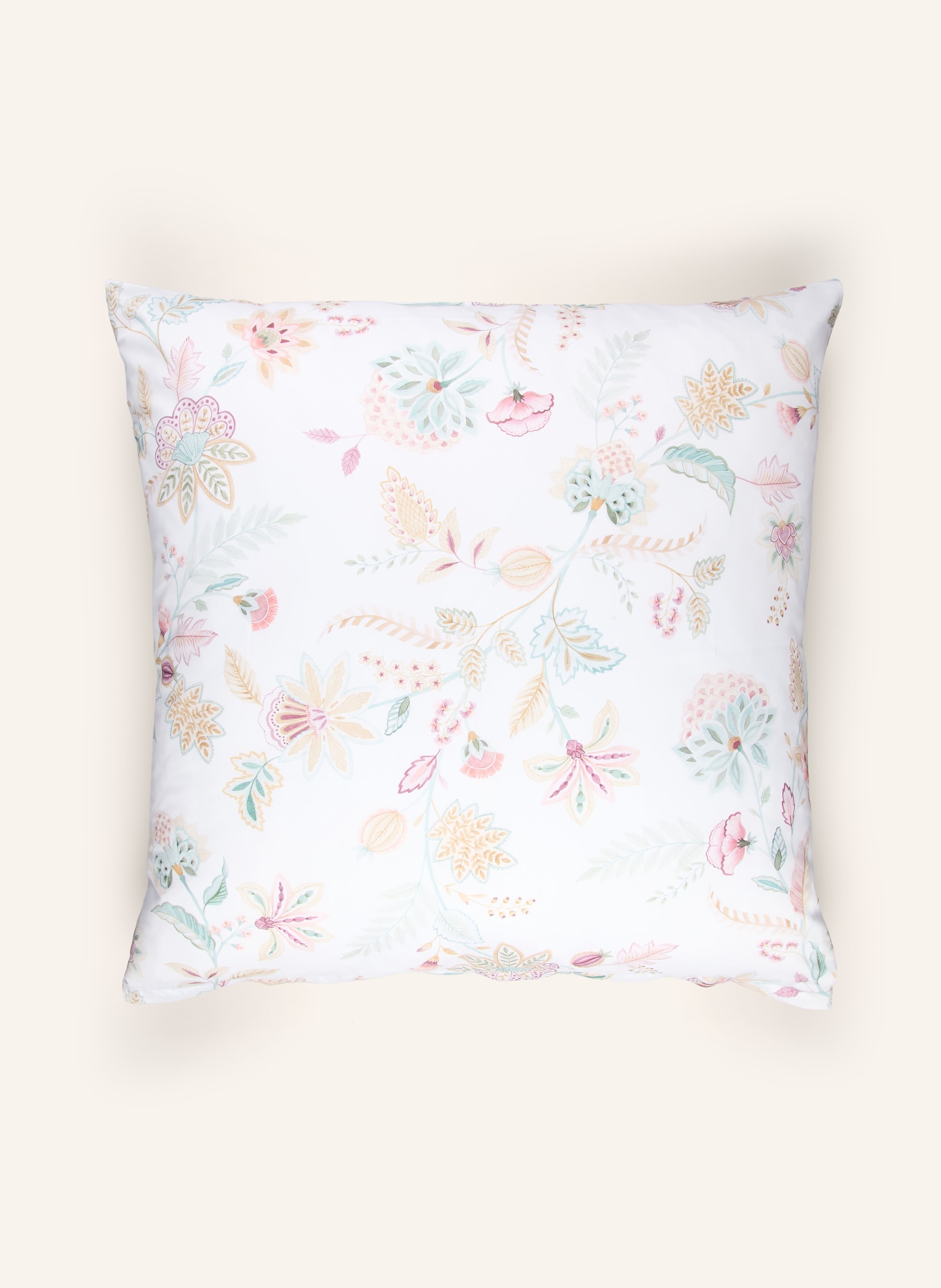 SCHLOSSBERG Housse de coussin IMA: BLANC / ROSÉ / BEIGE