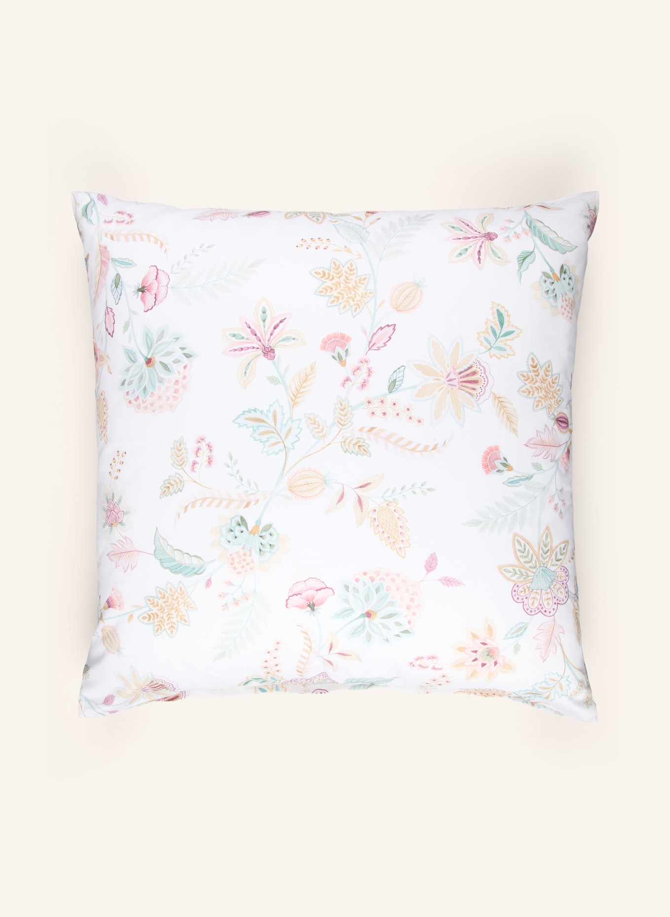 SCHLOSSBERG Housse de coussin IMA: BLANC / ROSÉ / BEIGE