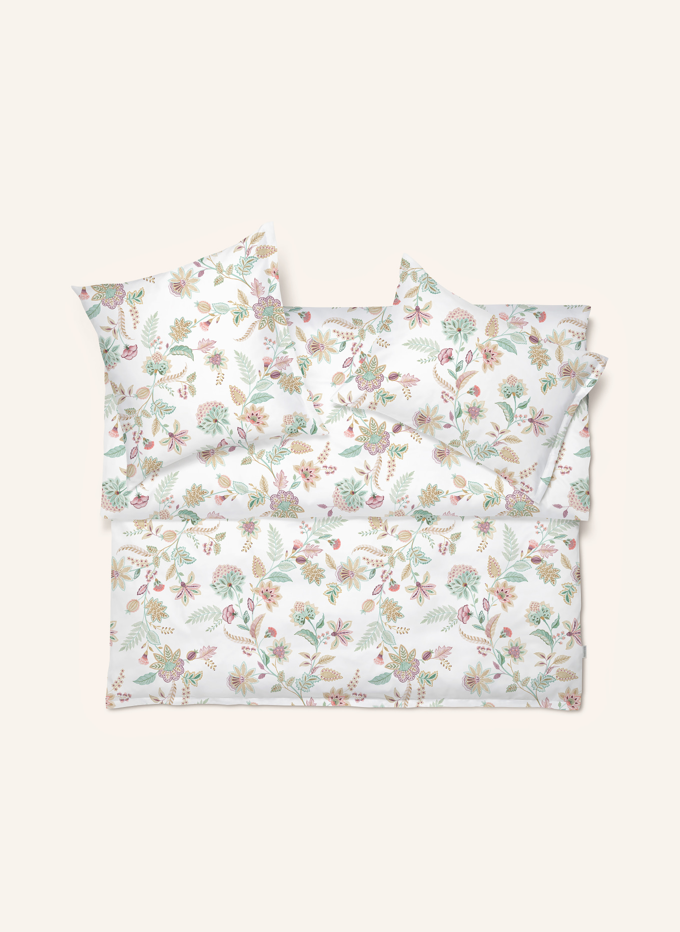 SCHLOSSBERG Pościel IMA: BIAŁY / CIEMNOCZERWONY / PETROL