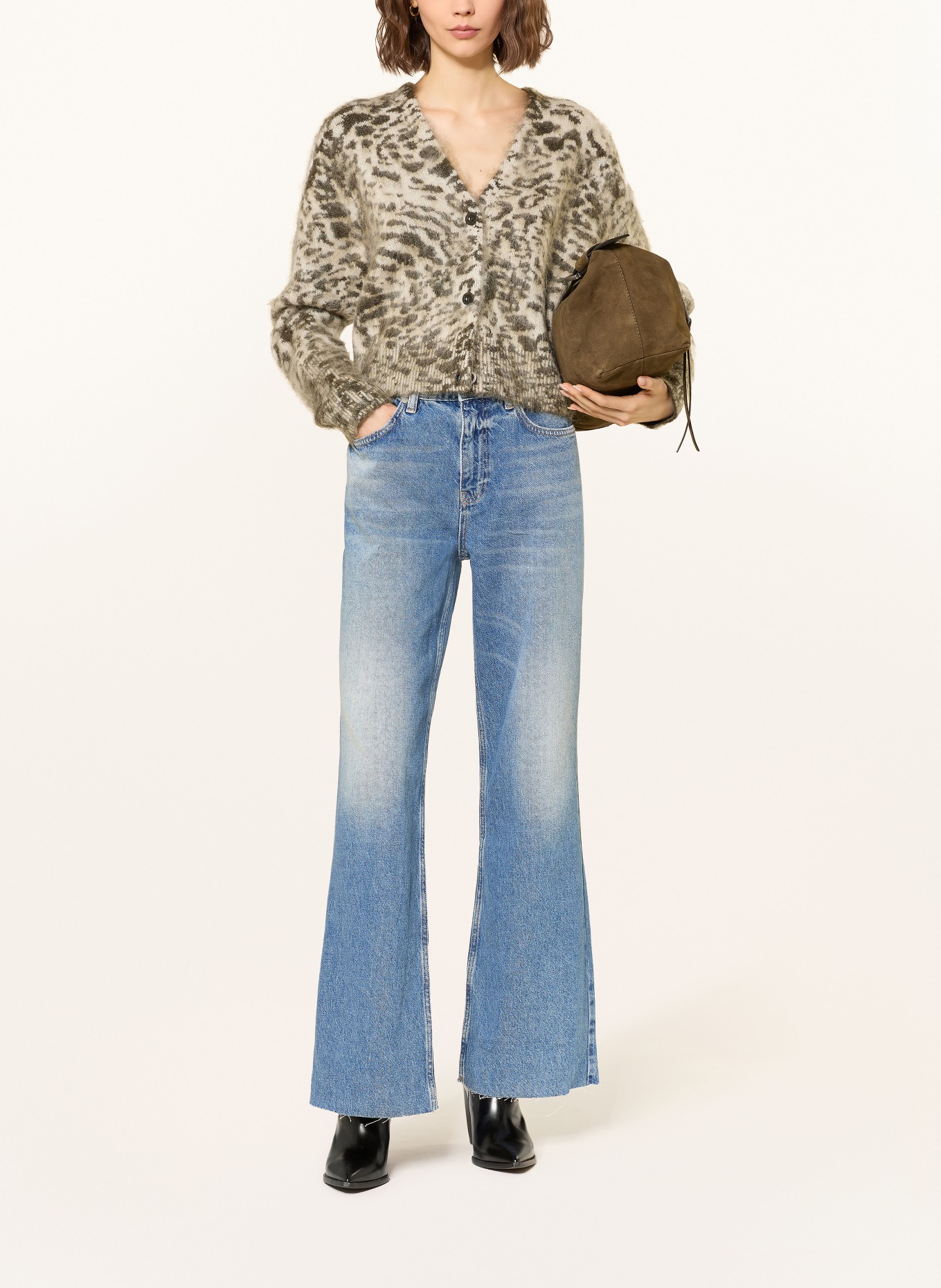 ALLSAINTS Džíny s širokými nohavicemi EMBER: 2999 Vintage Indigo