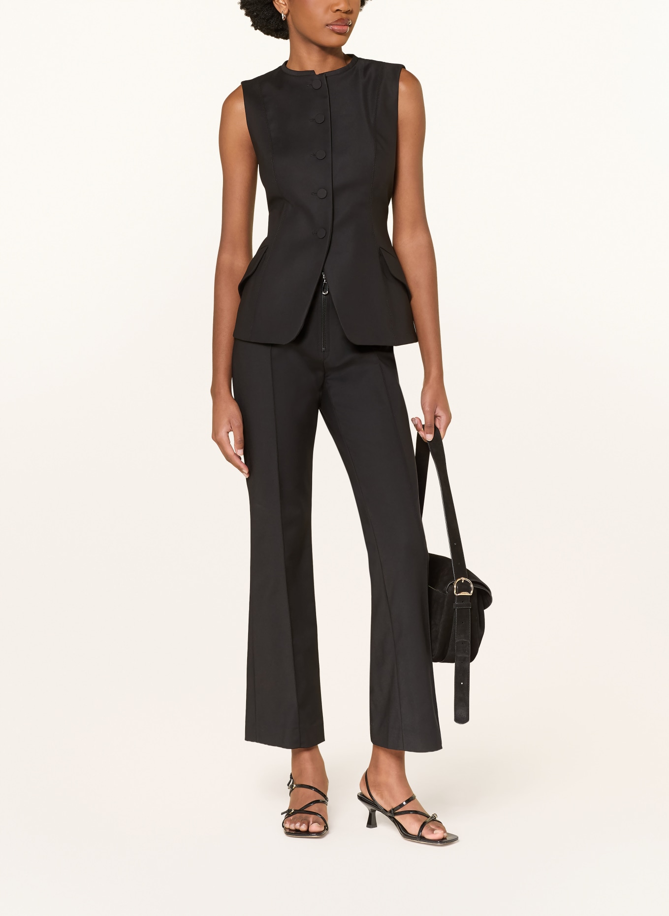 SANDRO Blazerweste: SCHWARZ