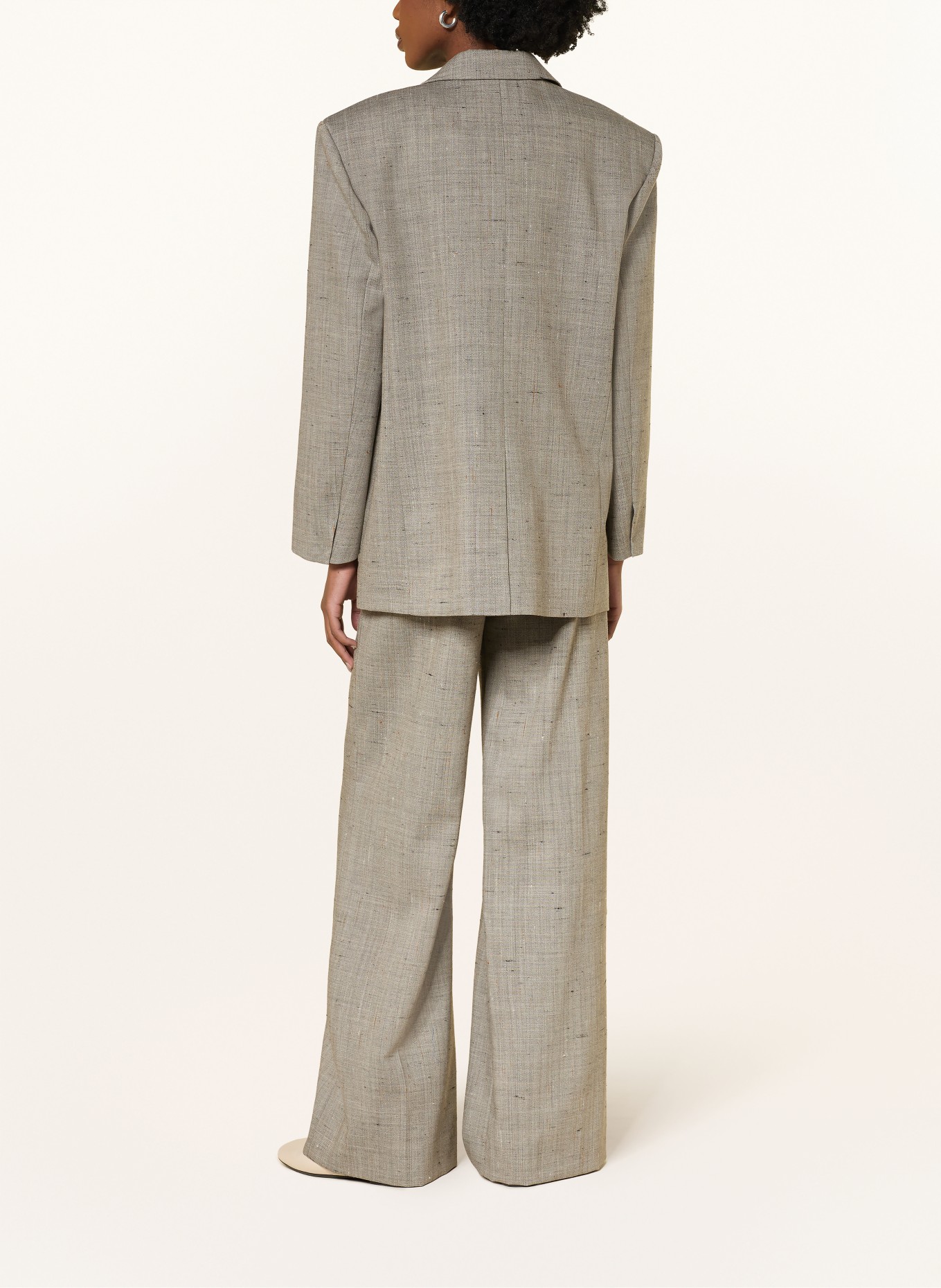 SANDRO Longblazer: GRAU / BEIGE