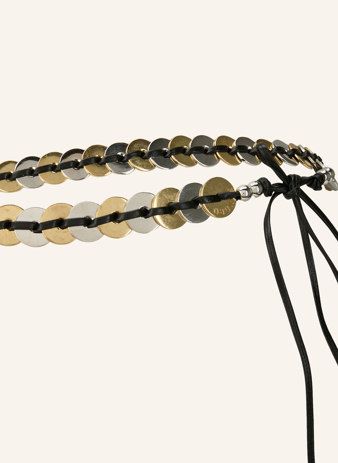 SANDRO Taillengürtel: GOLD / SILBER / SCHWARZ