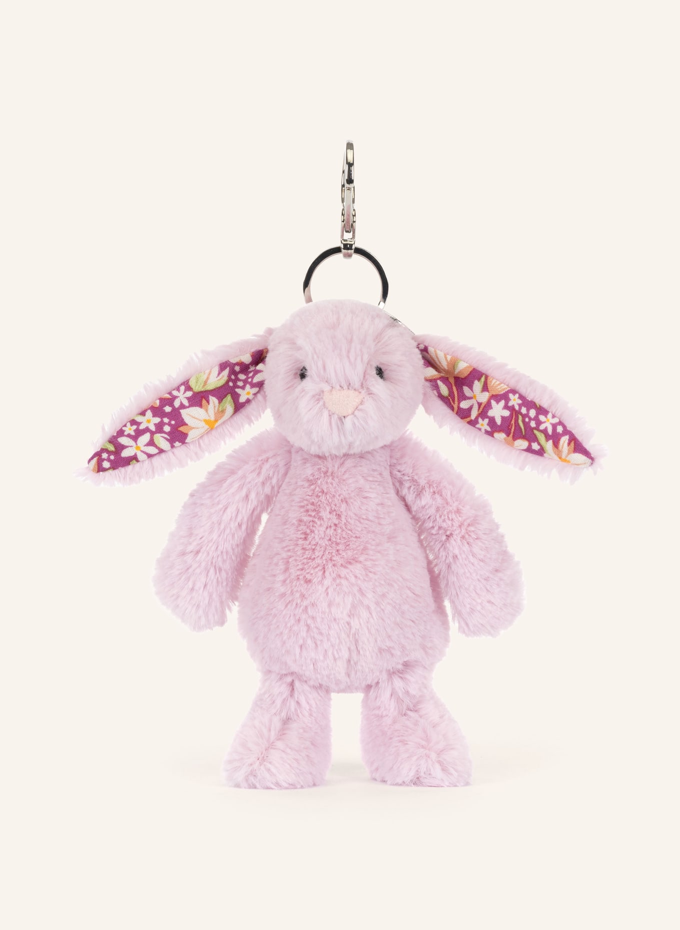 Jellycat Keyring and bag charm THISTLEPOP BLOSSOM BUNNY: LIGHT PURPLE