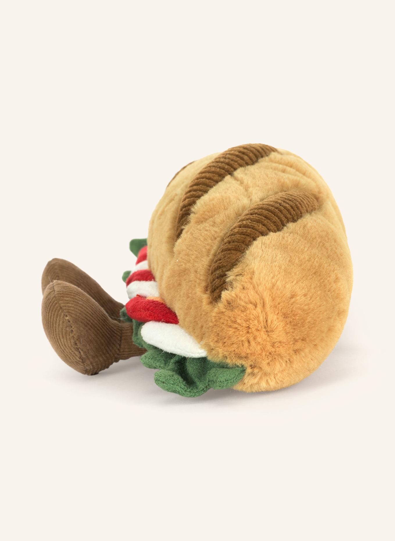 Jellycat Plüsch-Spielzeug AMUSEABLES CAPRESE BAGUETTE: BEIGE / ROT / GRÜN
