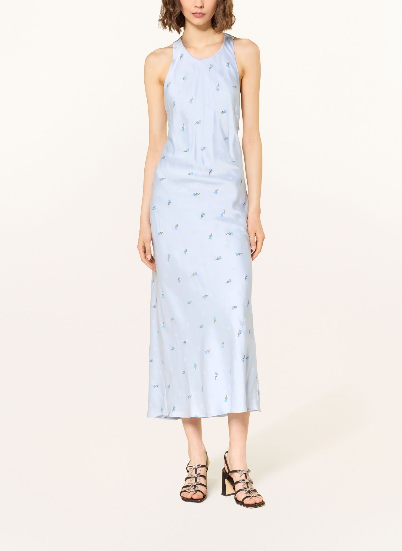 CLAUDIE PIERLOT Kleid: HELLBLAU / GRÜN / BLAU