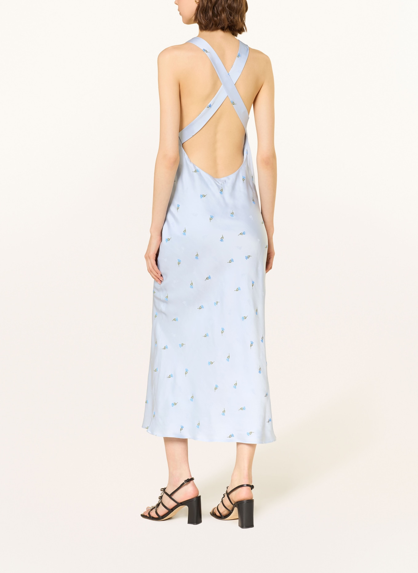 CLAUDIE PIERLOT Kleid: HELLBLAU / GRÜN / BLAU