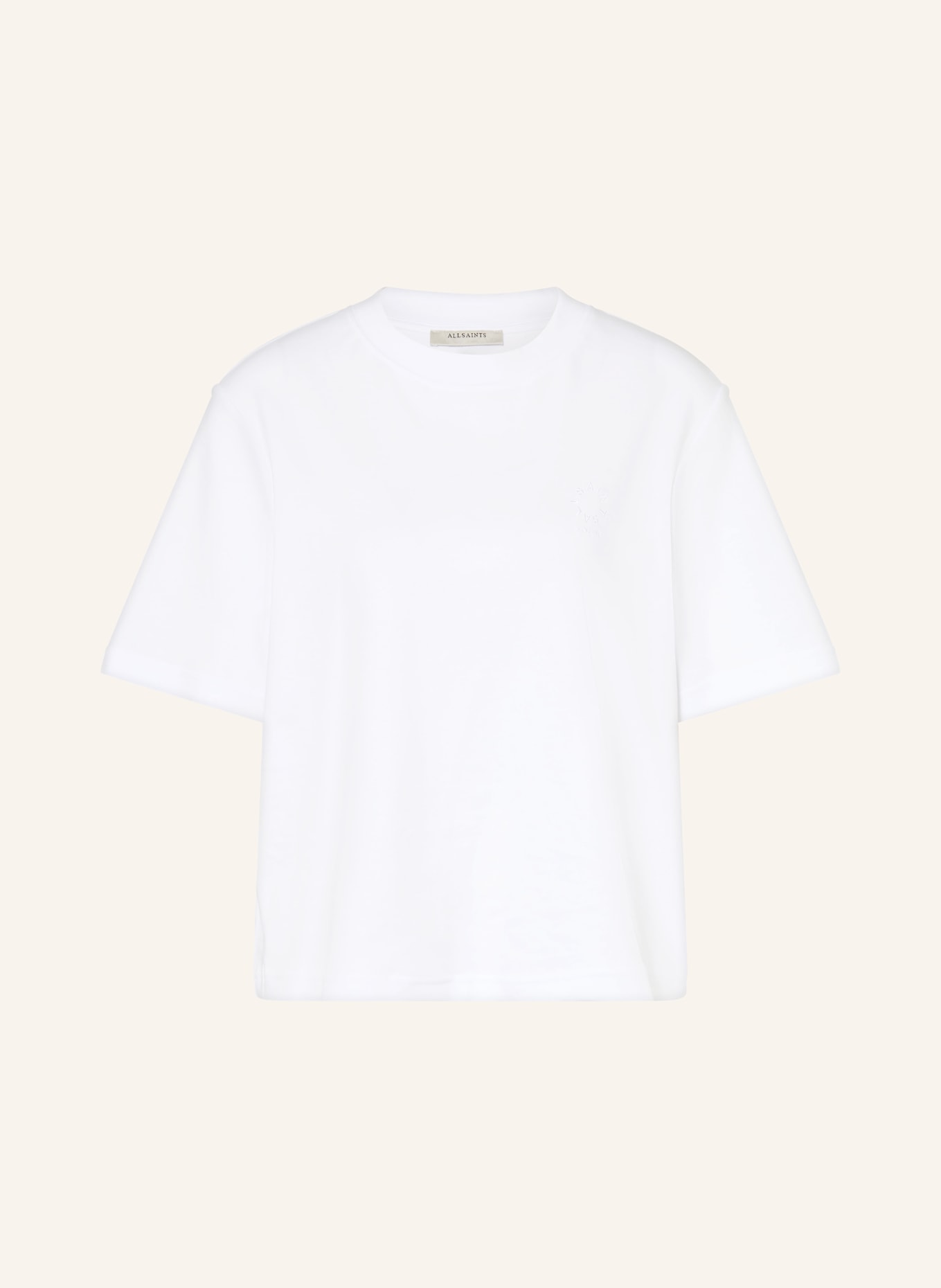 ALLSAINTS Tričko LISA HAVEN: BÍLÁ