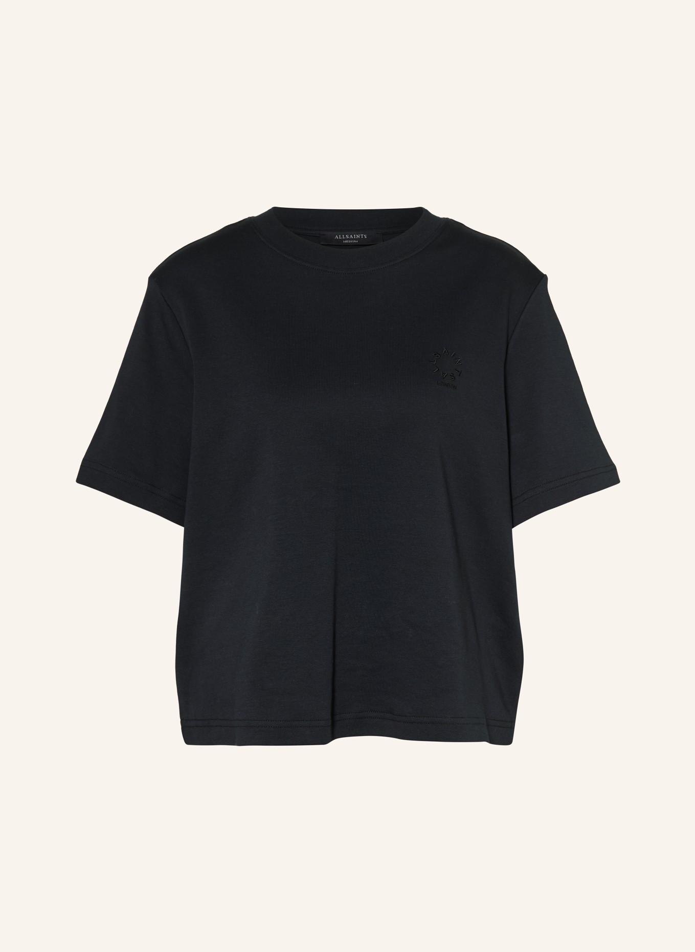 ALLSAINTS Tričko LISA HAVEN: ČERNÁ