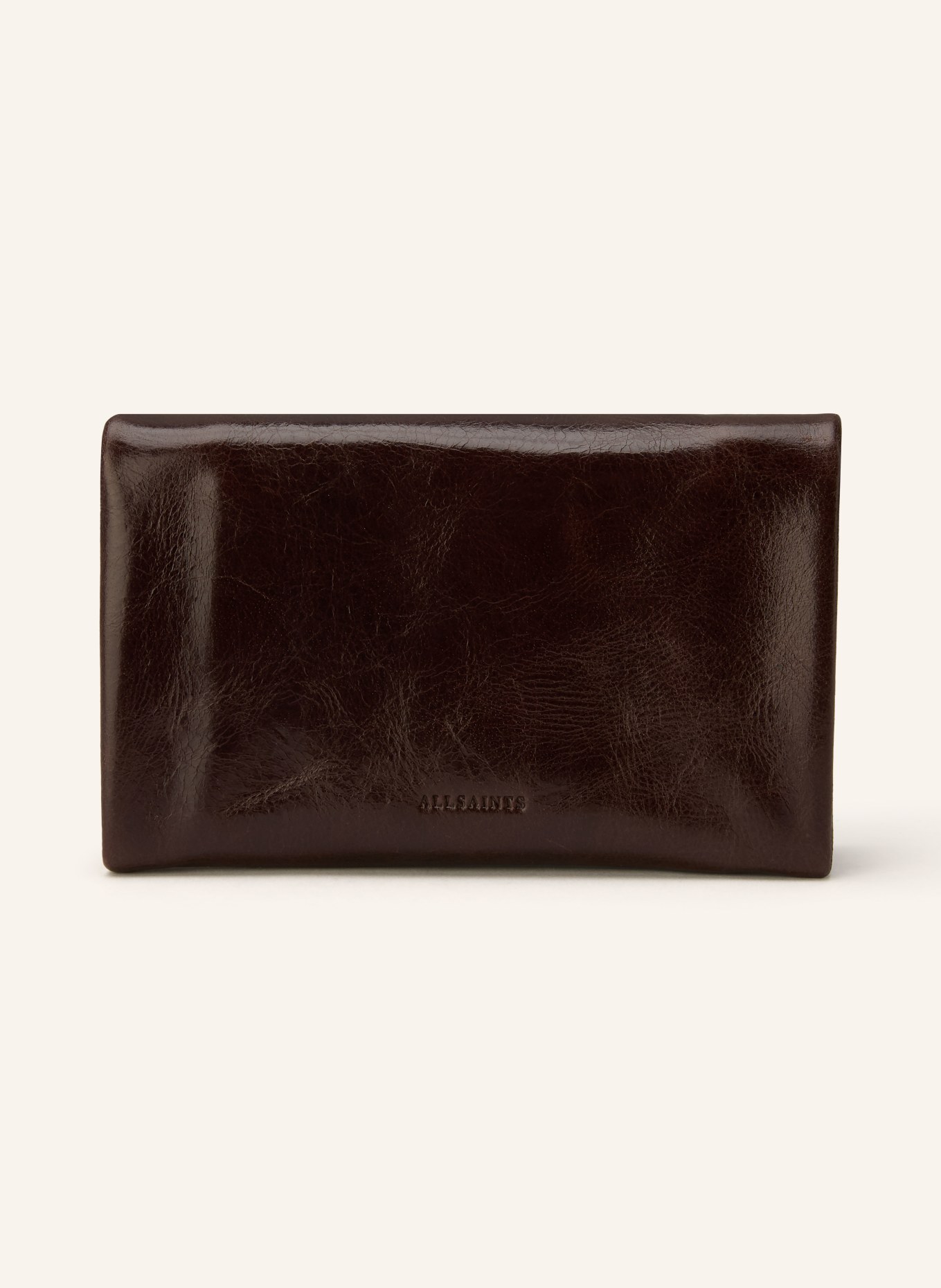 ALLSAINTS HARLUNA wallet: BROWN
