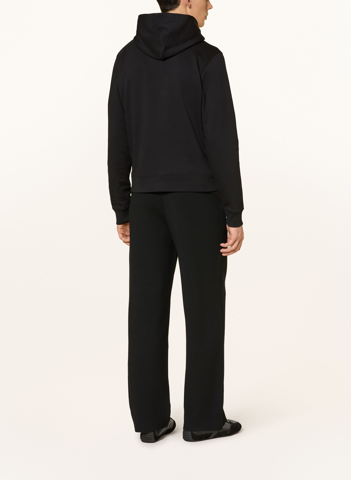 SANDRO Hoodie: SCHWARZ