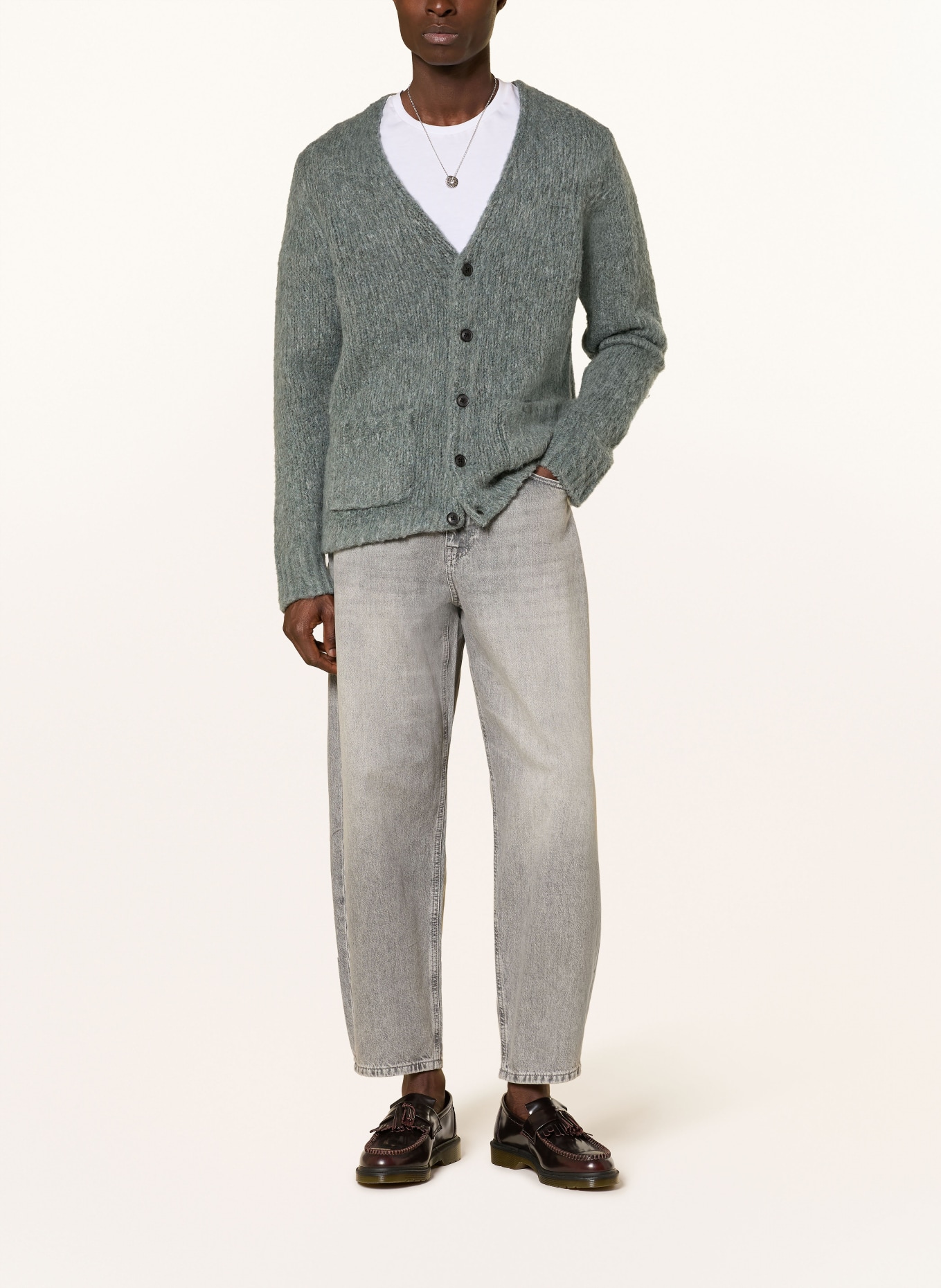 ALLSAINTS Jeans Barrel Fit: 755 Washed Grey