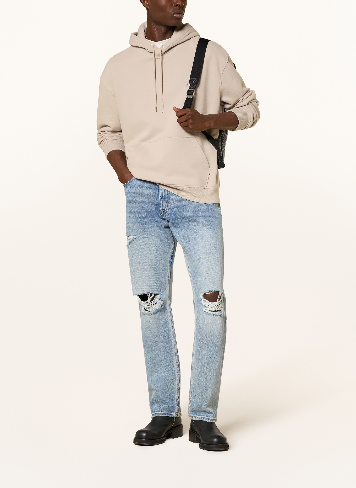 ALLSAINTS Hoodie ASHER: BEIGE