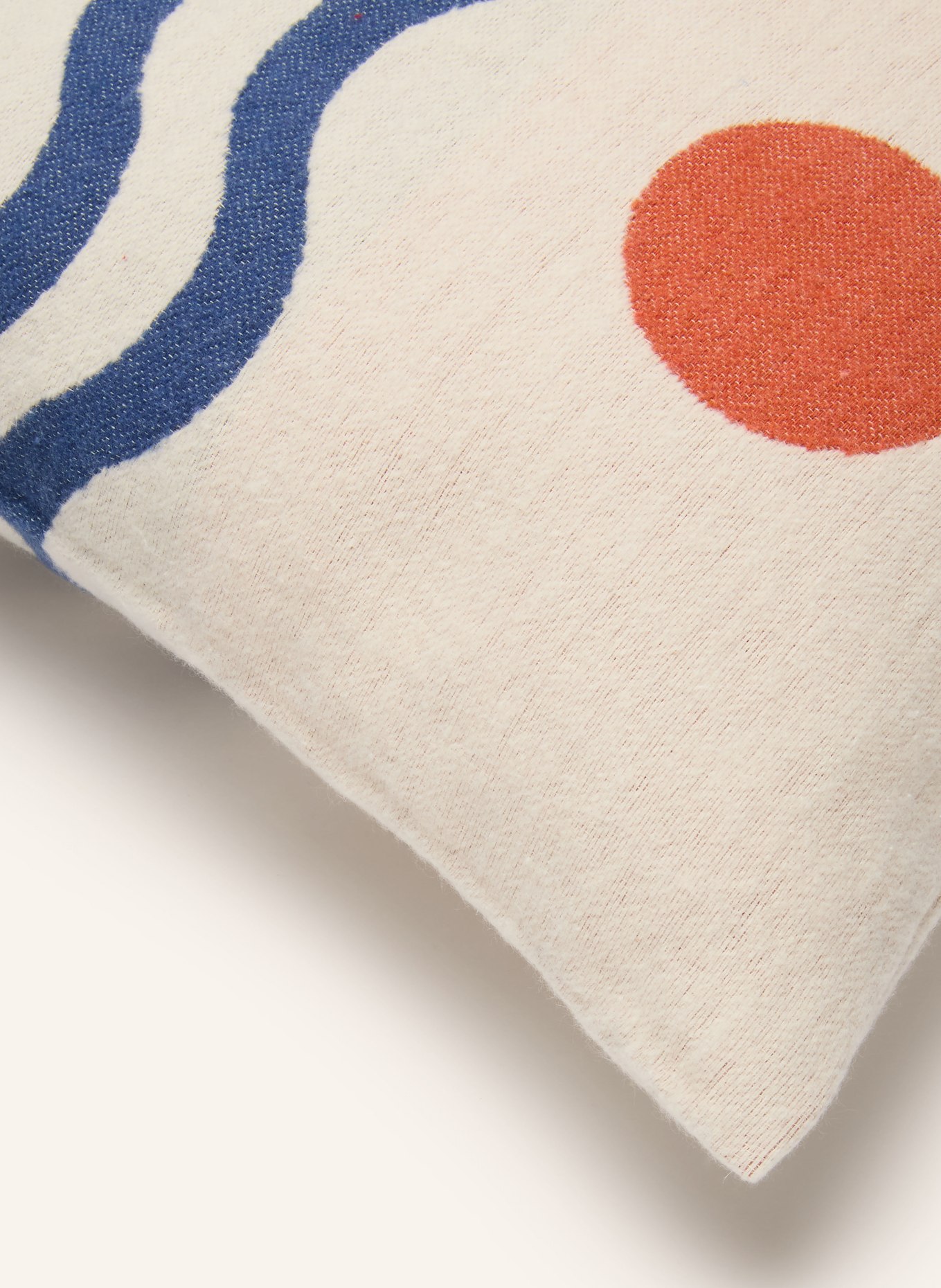 David Fussenegger Decorative pillowcase NOVA: CREAM / RED / BLUE