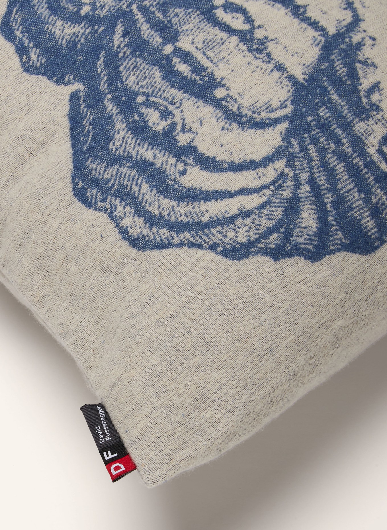 David Fussenegger ALBA decorative pillowcase: LIGHT GRAY / BLUE GRAY