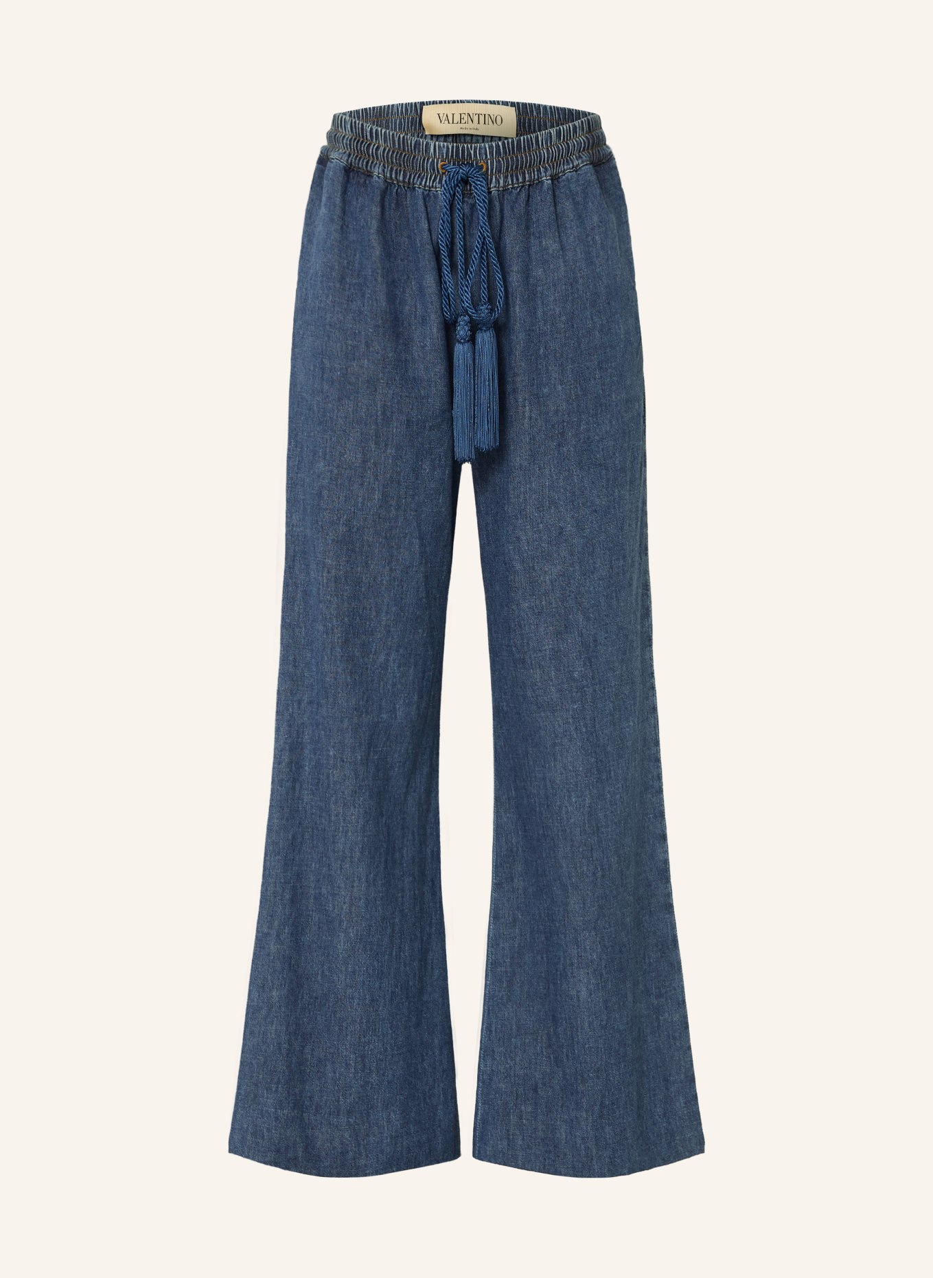 VALENTINO Jeans SOLID im Jogging-Stil: 558 MEDIUM BLUE DENIM