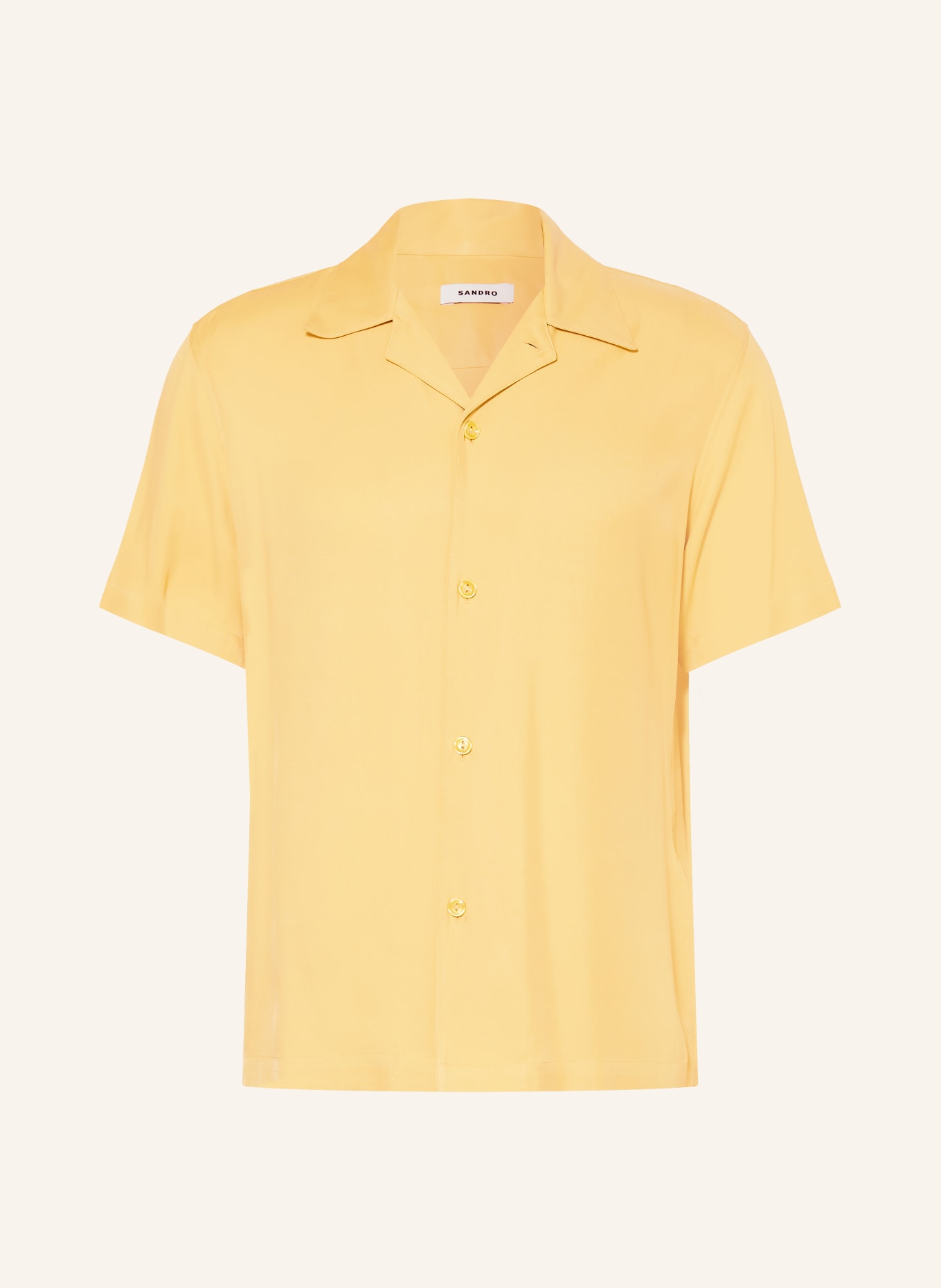 SANDRO Resorthemd Regular Fit: GELB