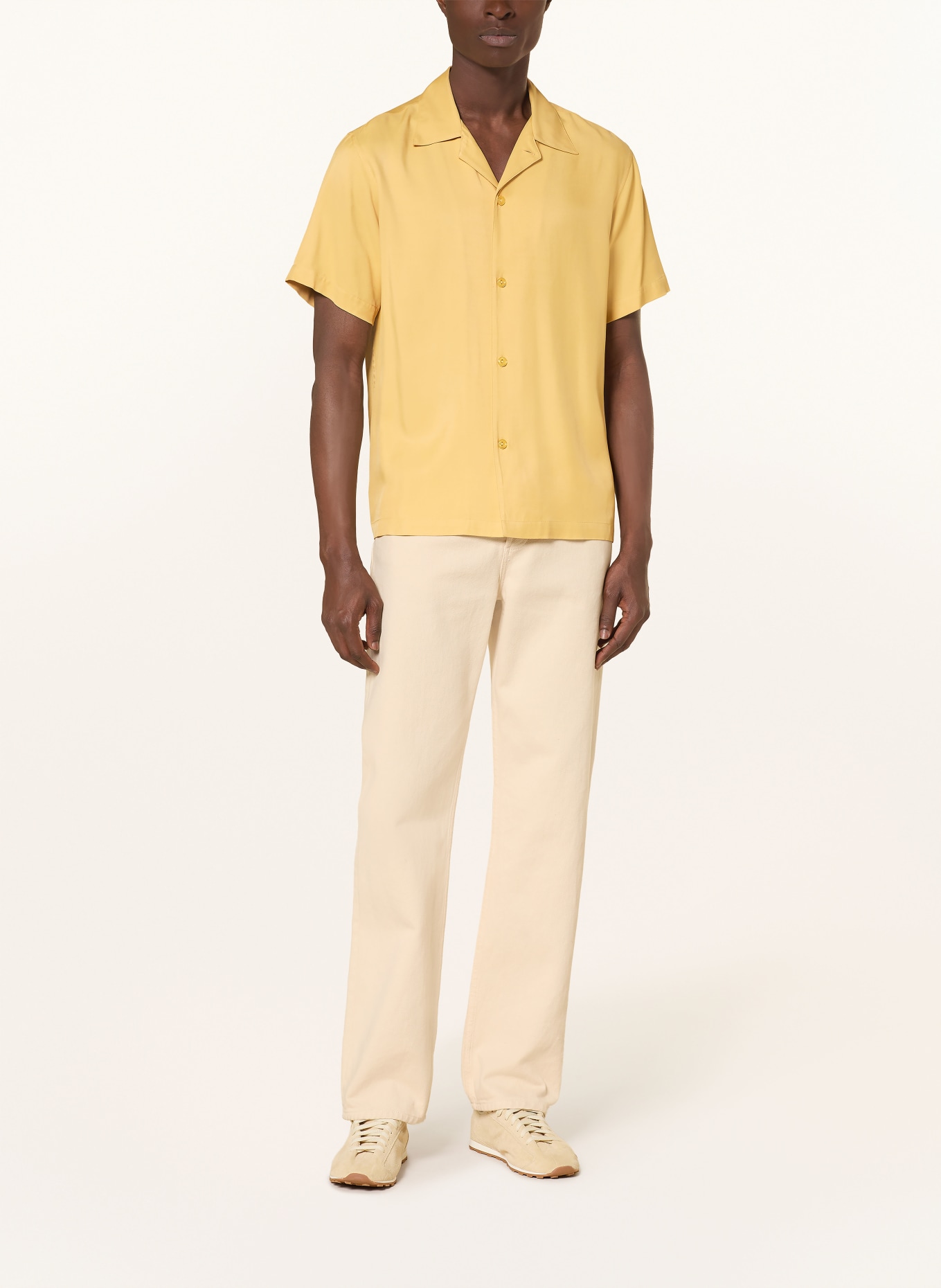 SANDRO Resorthemd Regular Fit: GELB