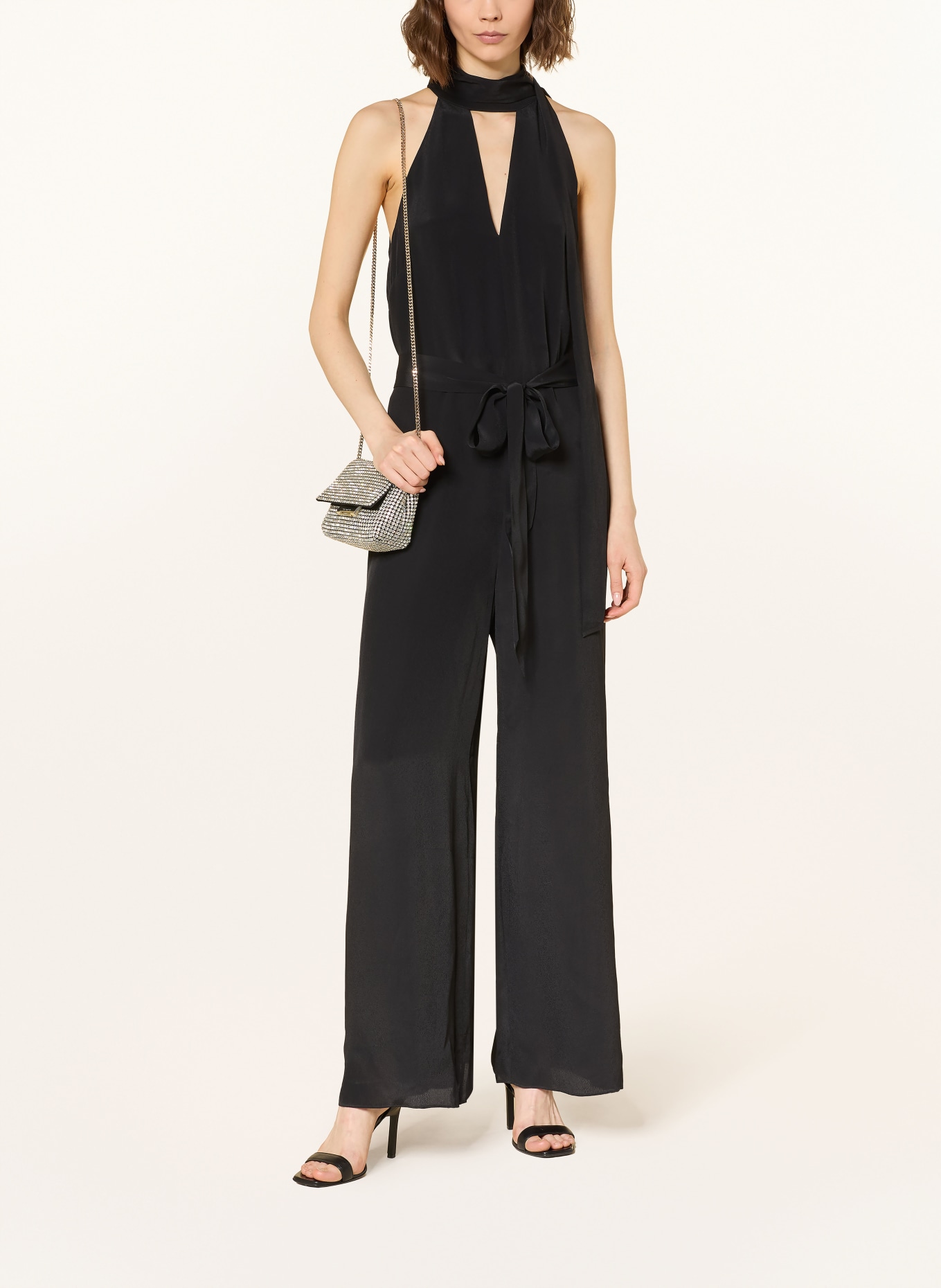 TED BAKER Jumpsuit CHIVA mit Schluppe: SCHWARZ