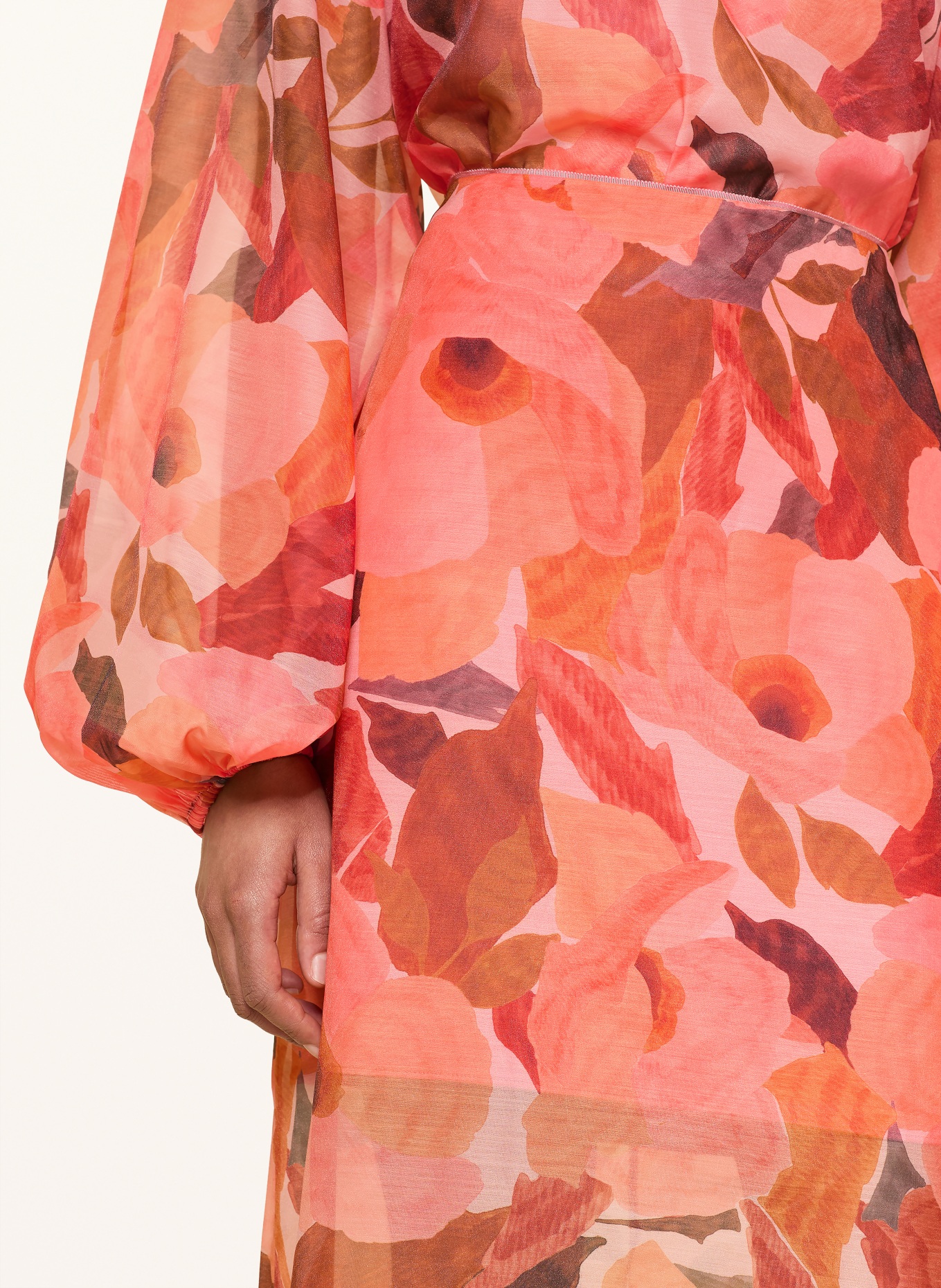 TED BAKER Skirt SAEMIE: ORANGE / DARK RED / RED
