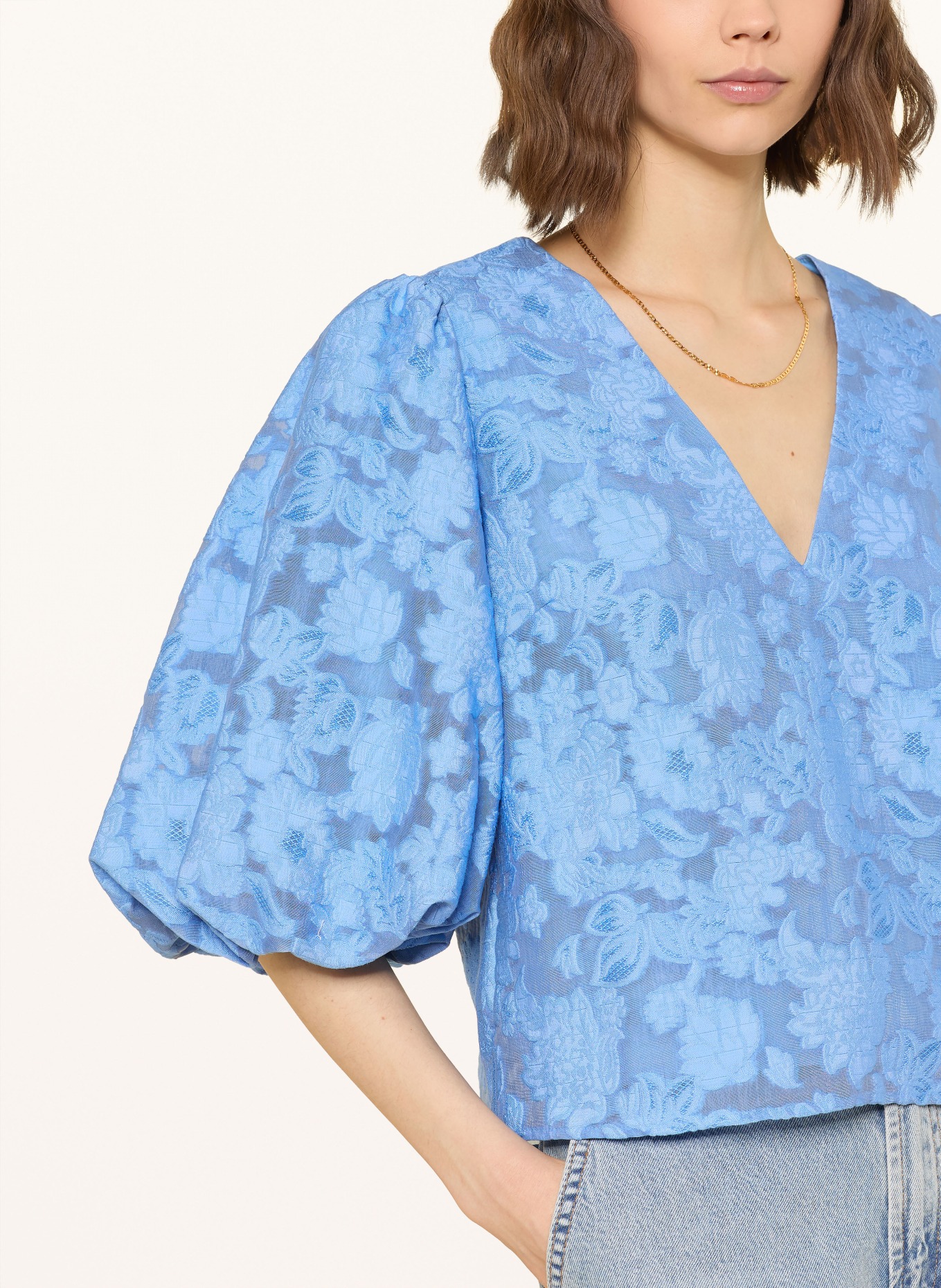 TED BAKER Blusenshirt LIMANA mit 3/4-Arm: HELLBLAU