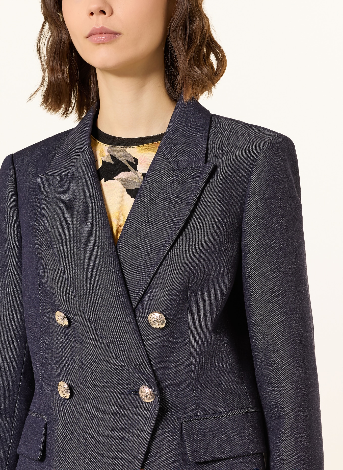 TED BAKER Blazer ELIVIAB in denimlook: DONKERBLAUW