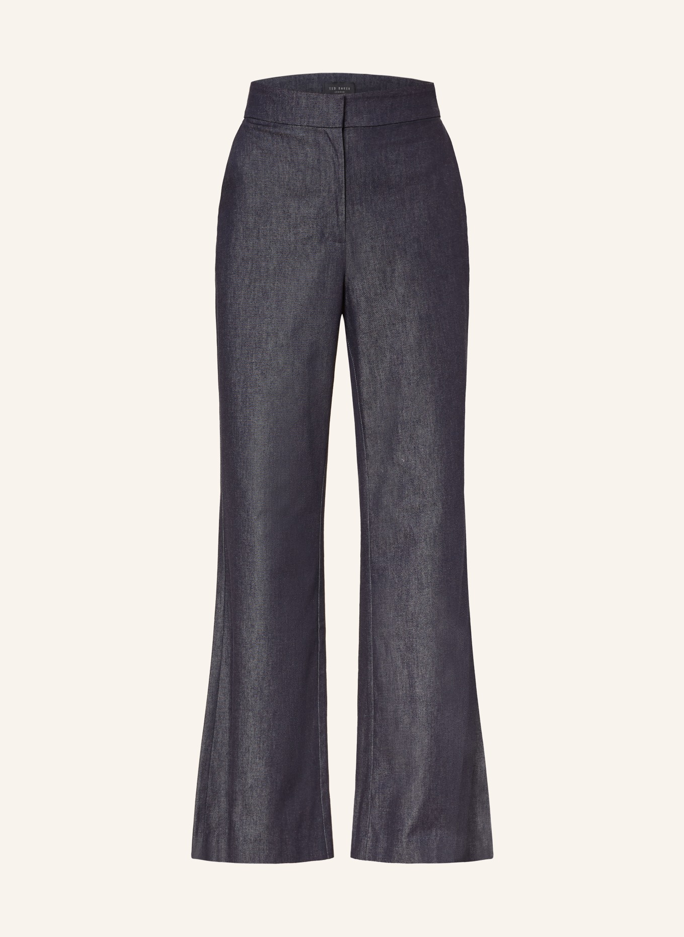 TED BAKER Marlenehose ELIVIAC in Jeansoptik: DUNKELBLAU