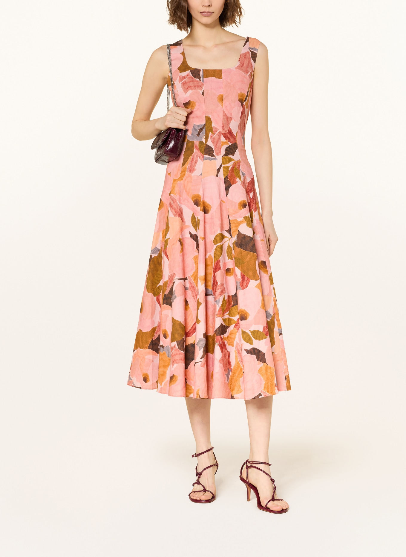 TED BAKER Rochie SHIVANA din in: SOMON / ROȘU ÎNCHIS / VERDE