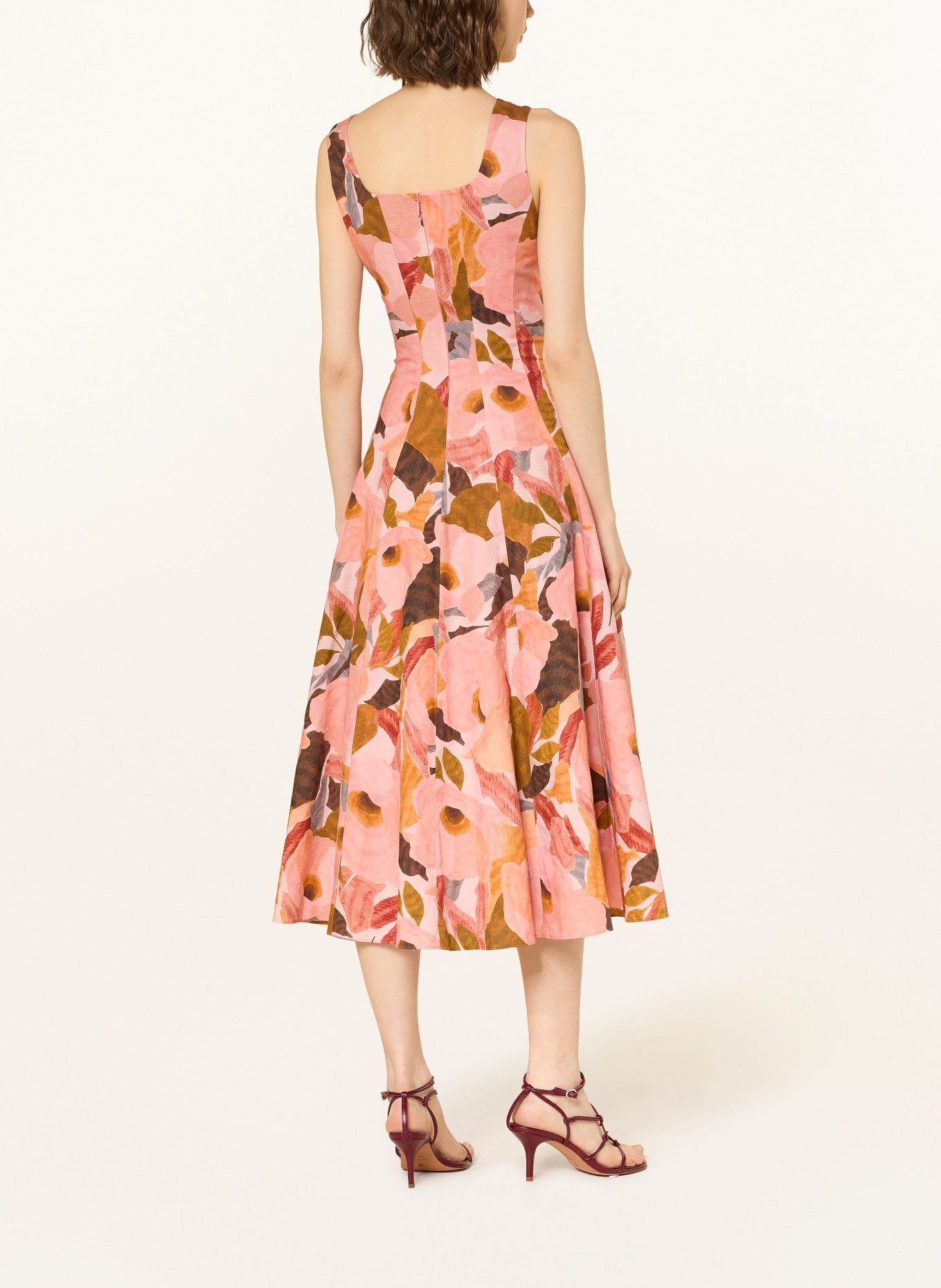 TED BAKER Rochie SHIVANA din in: SOMON / ROȘU ÎNCHIS / VERDE