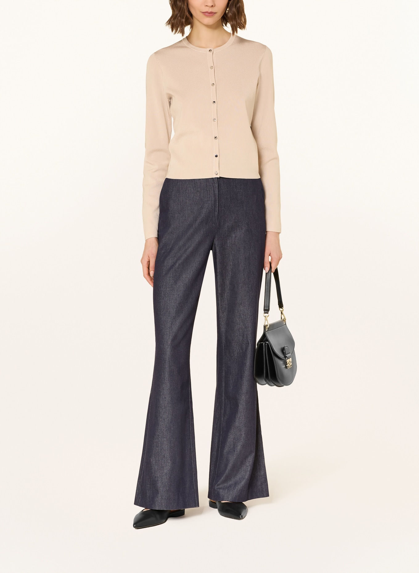TED BAKER Stickad kofta LIRAE: BEIGE