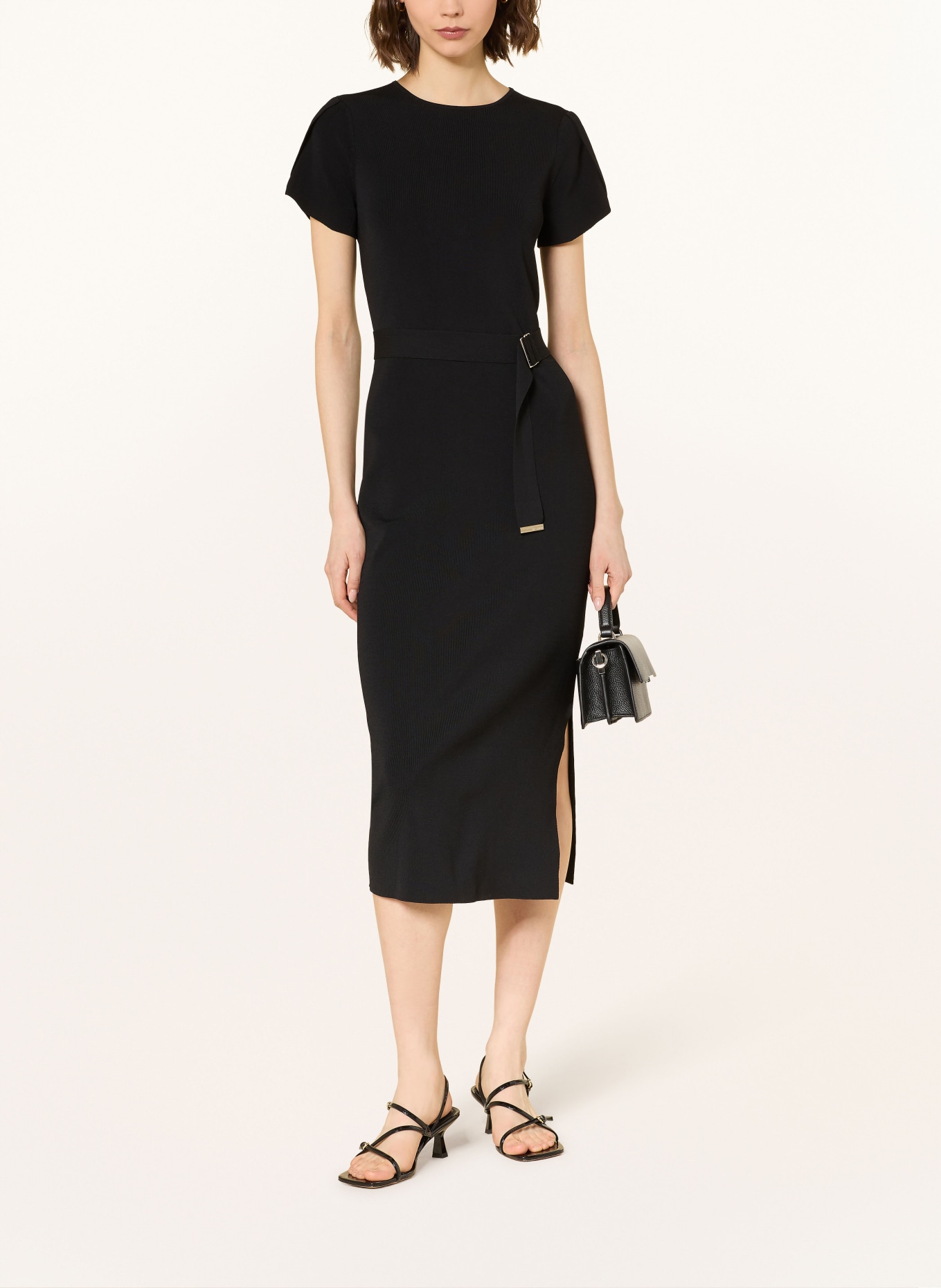 TED BAKER JULIANY shift dress: BLACK