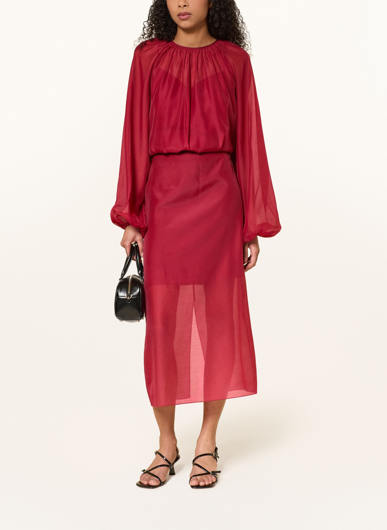 TED BAKER Blouse shirt EELANA: DARK RED