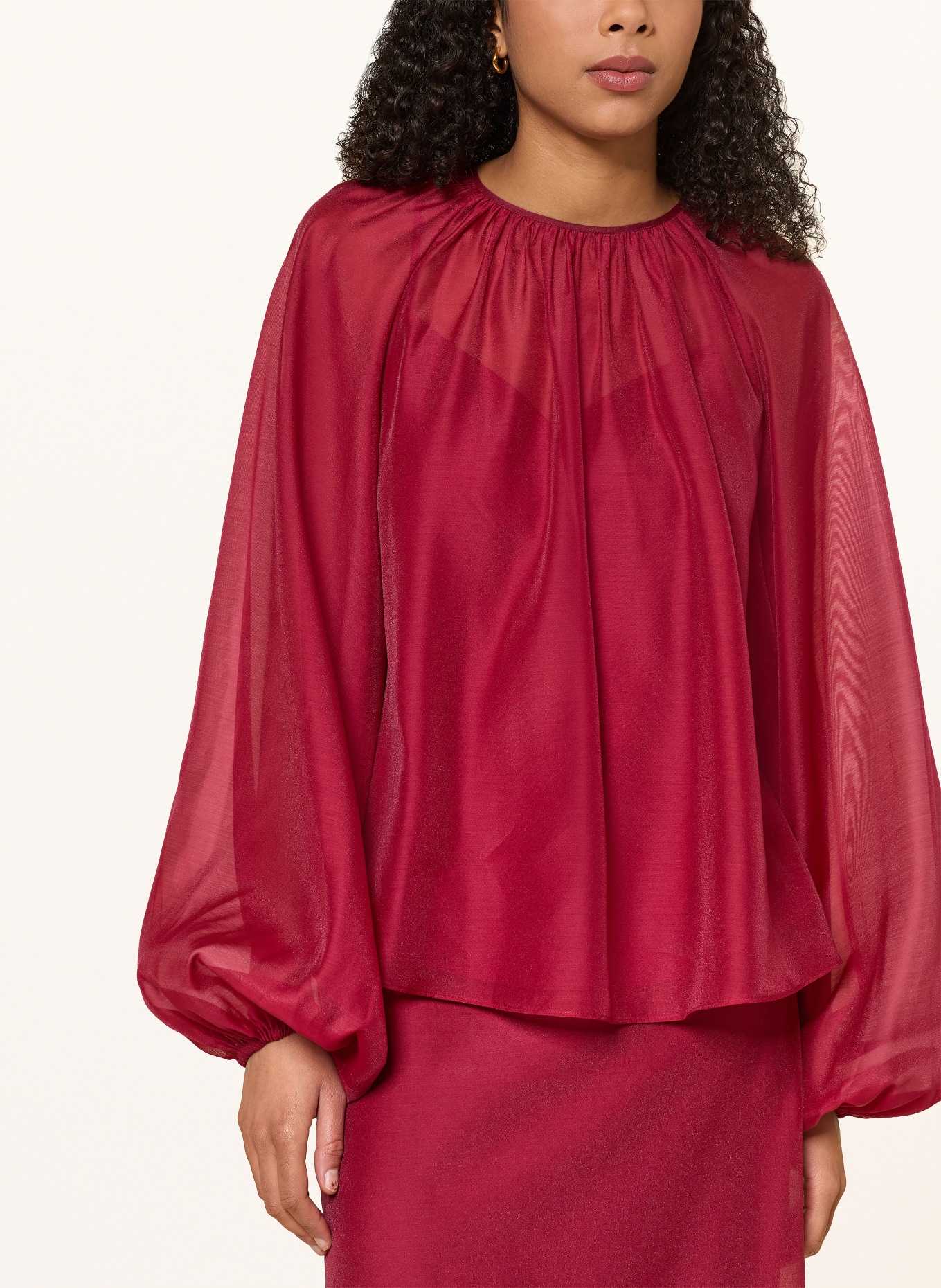 TED BAKER Blouse shirt EELANA: DARK RED