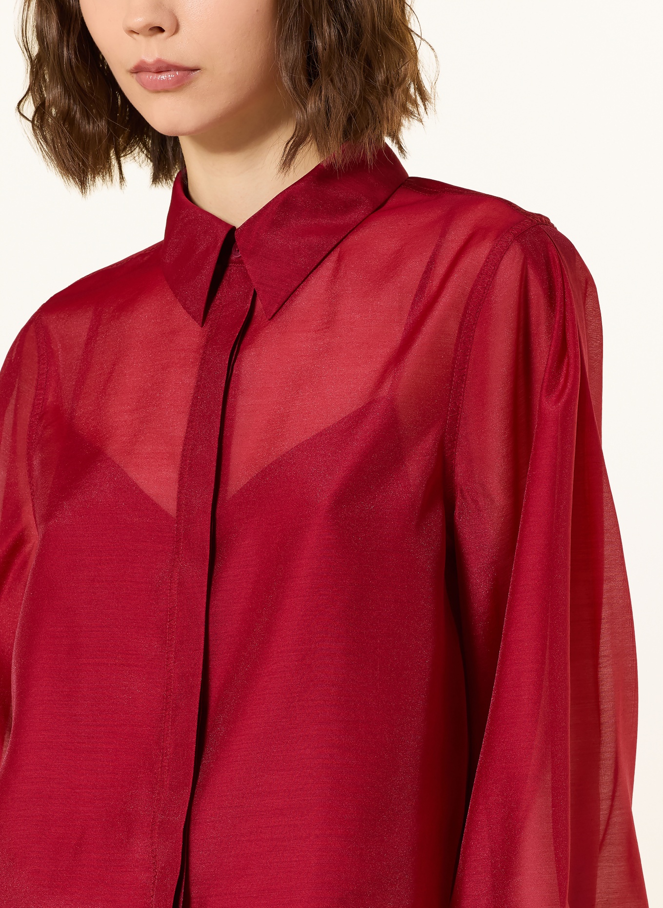 TED BAKER TILLIIA shirt blouse: DARK RED