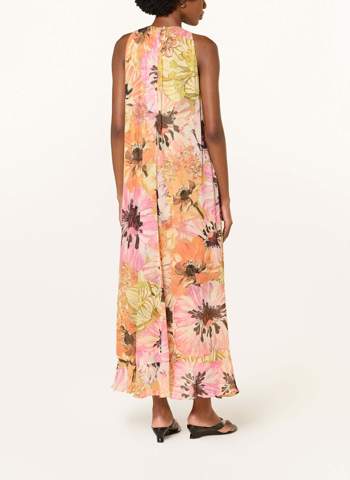 DOROTHEE SCHUMACHER Kleid FLORAL DREAM: HELLGELB / ROSA / ORANGE