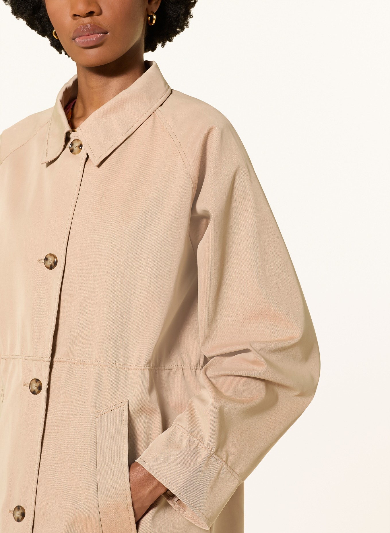 DOROTHEE SCHUMACHER Trenchcoat LUXURY LAYER: CAMEL