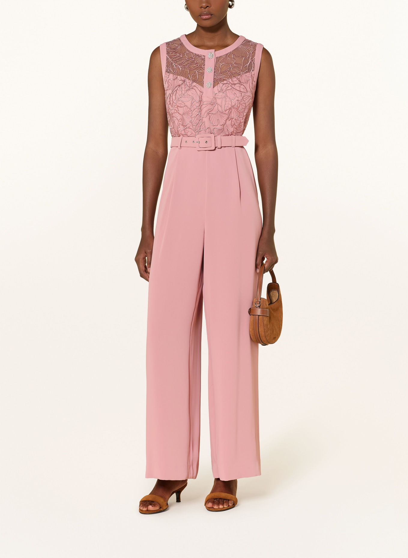 Phase Eight Combinaison IVANNA en mélange de matières: VIEUX ROSE