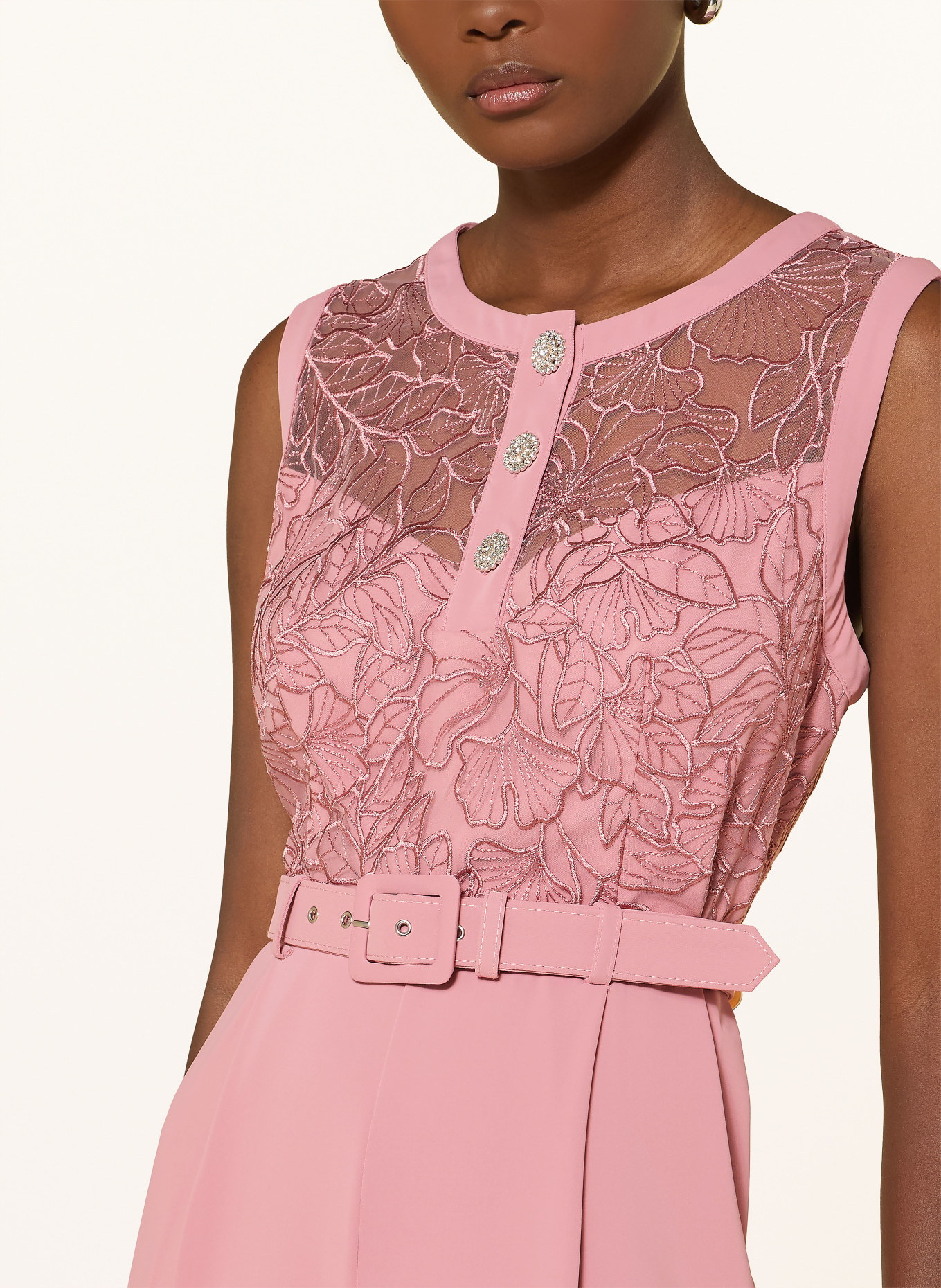 Phase Eight Combinaison IVANNA en mélange de matières: VIEUX ROSE