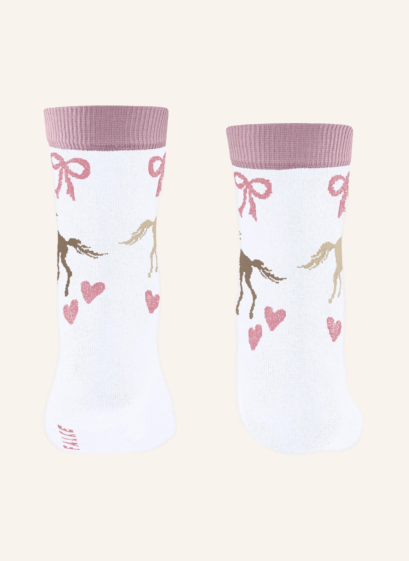 FALKE Socken WESTERN HORSES mit Glitzergarn: 2000 WHITE